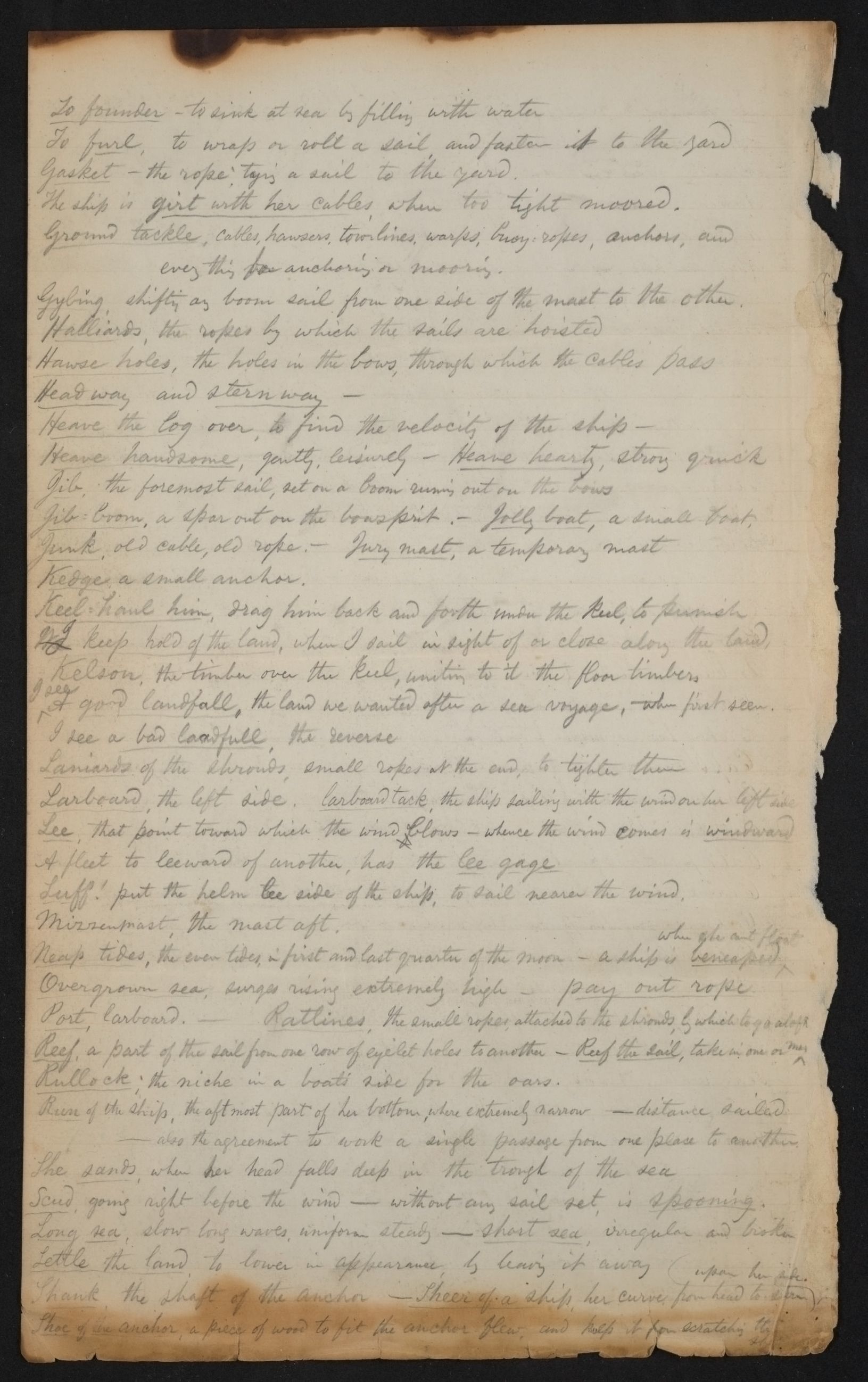 Scanned image of the current content page