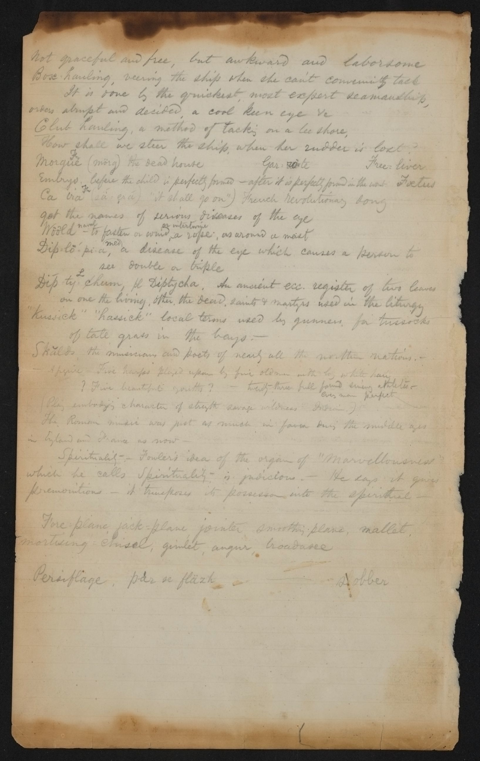 Scanned image of the current content page