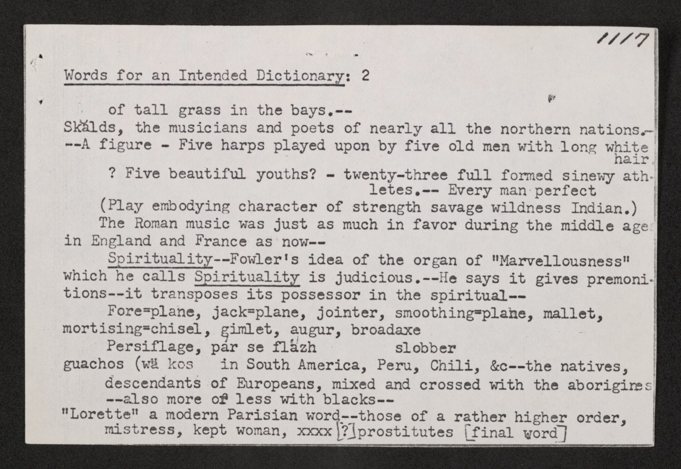 Scanned image of the current content page