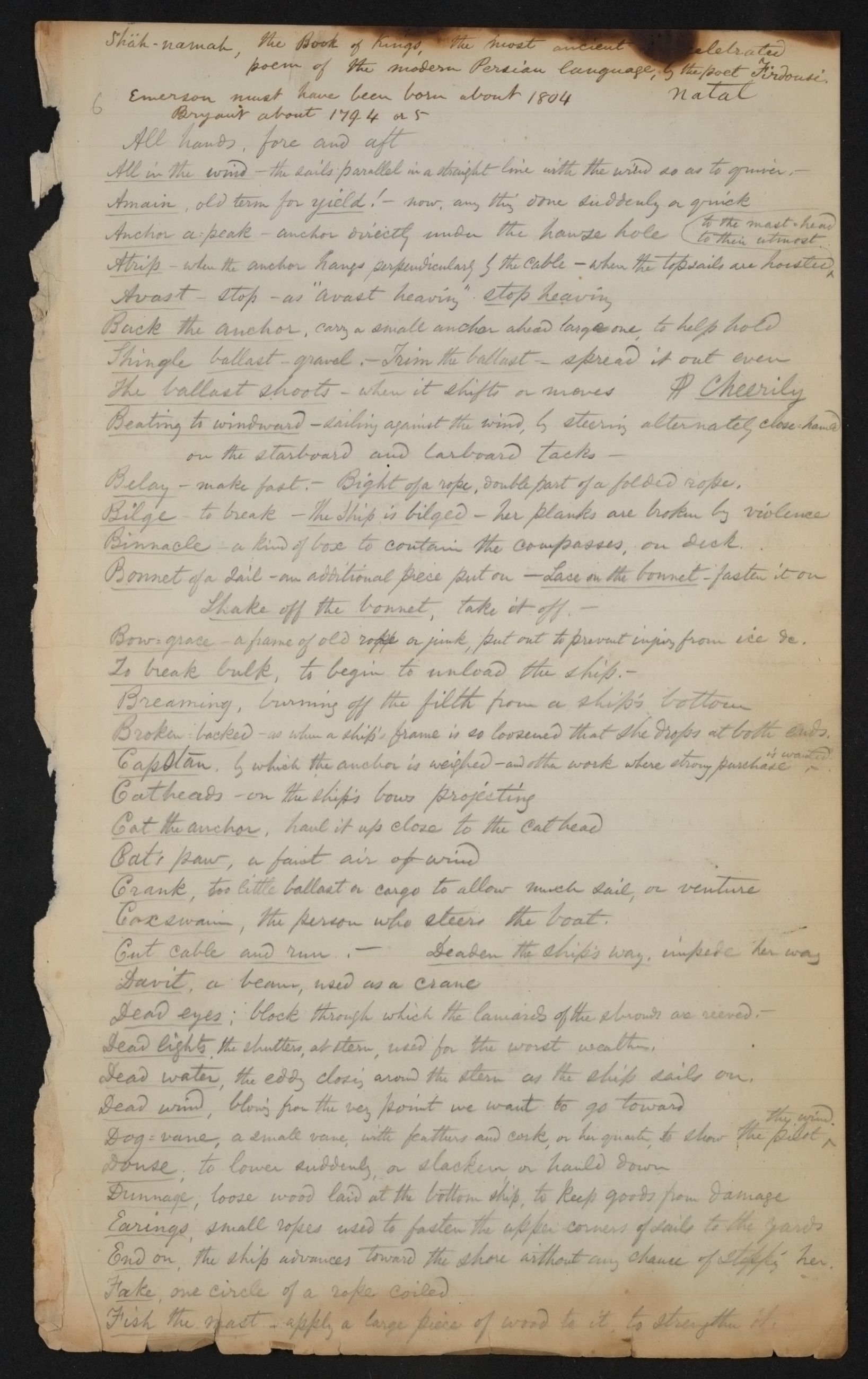 Scanned image of the current content page