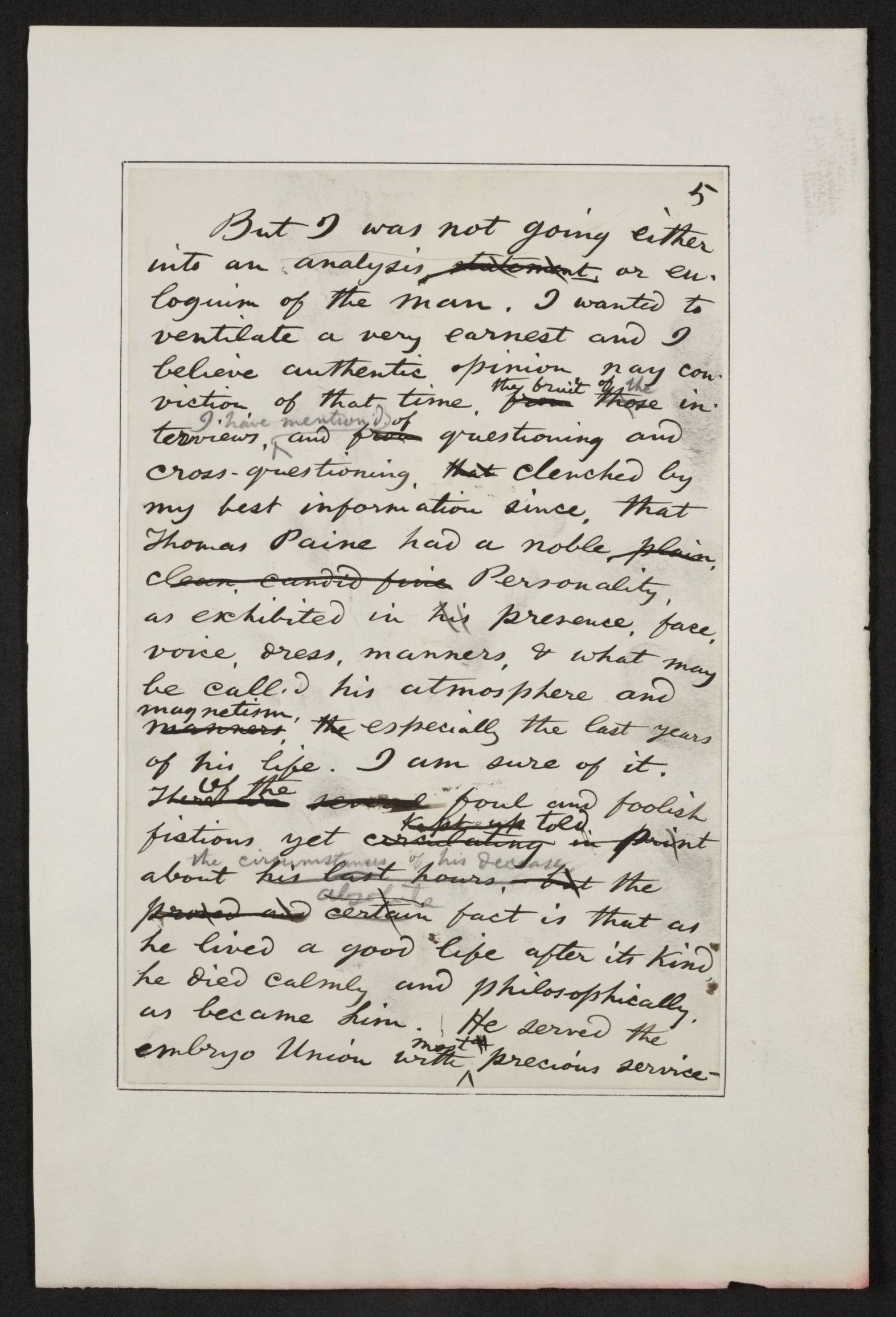 Scanned image of the current content page