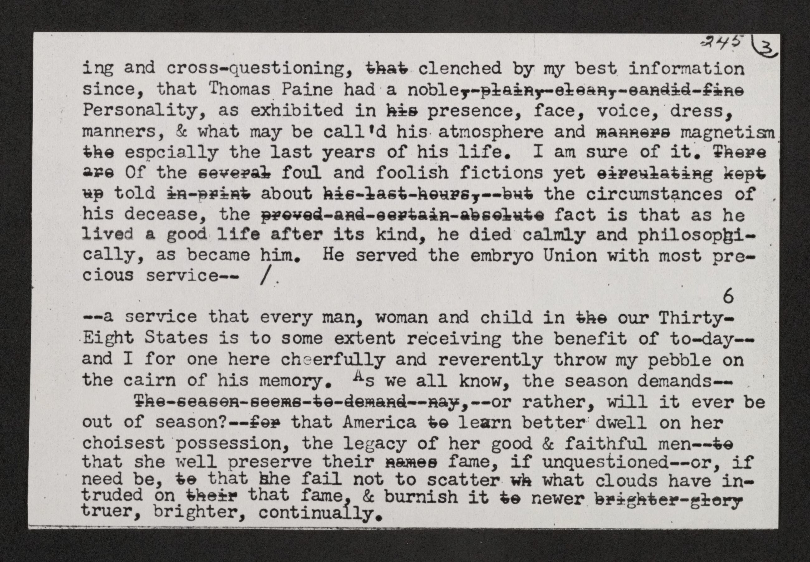 Scanned image of the current content page