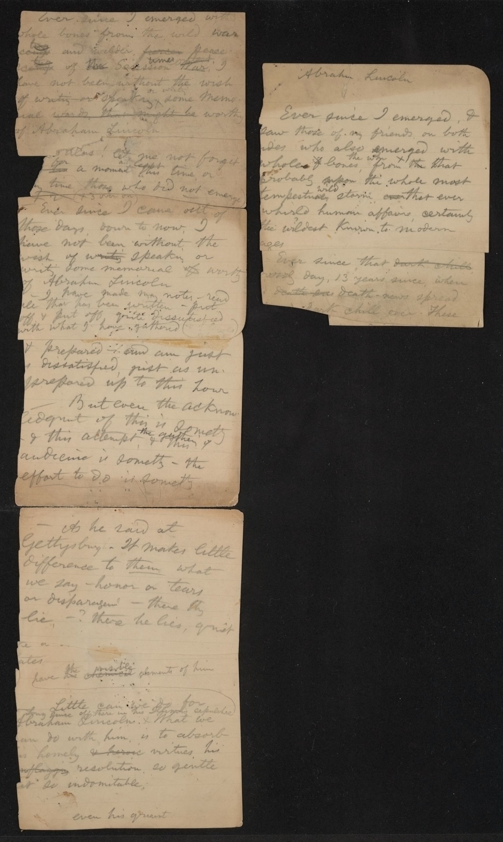 Scanned image of the current content page