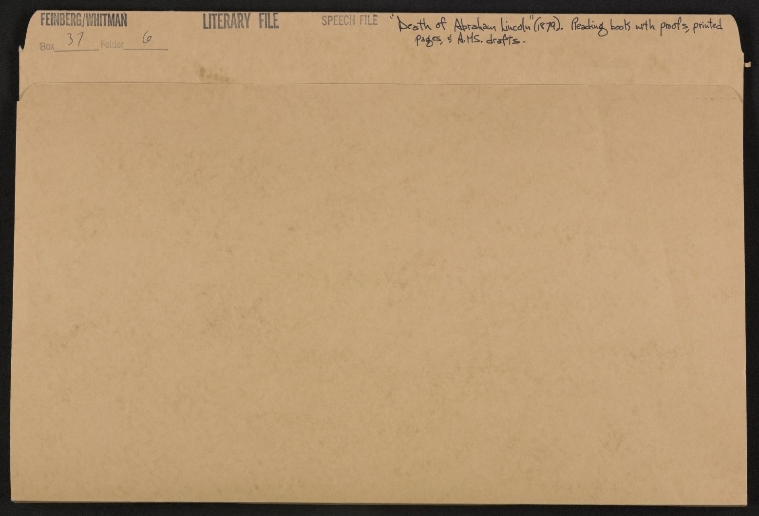 Scanned image of the current content page