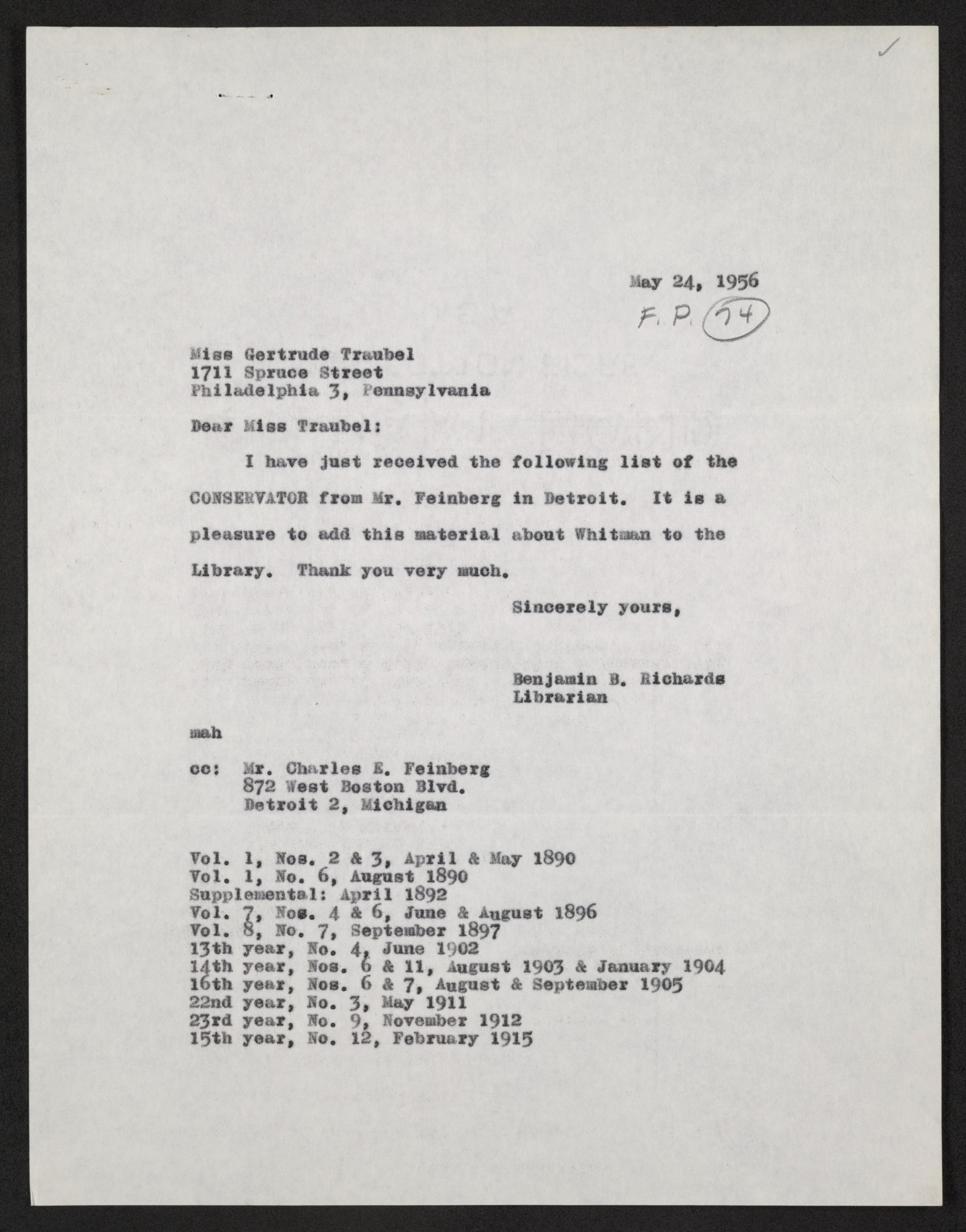 Scanned image of the current content page