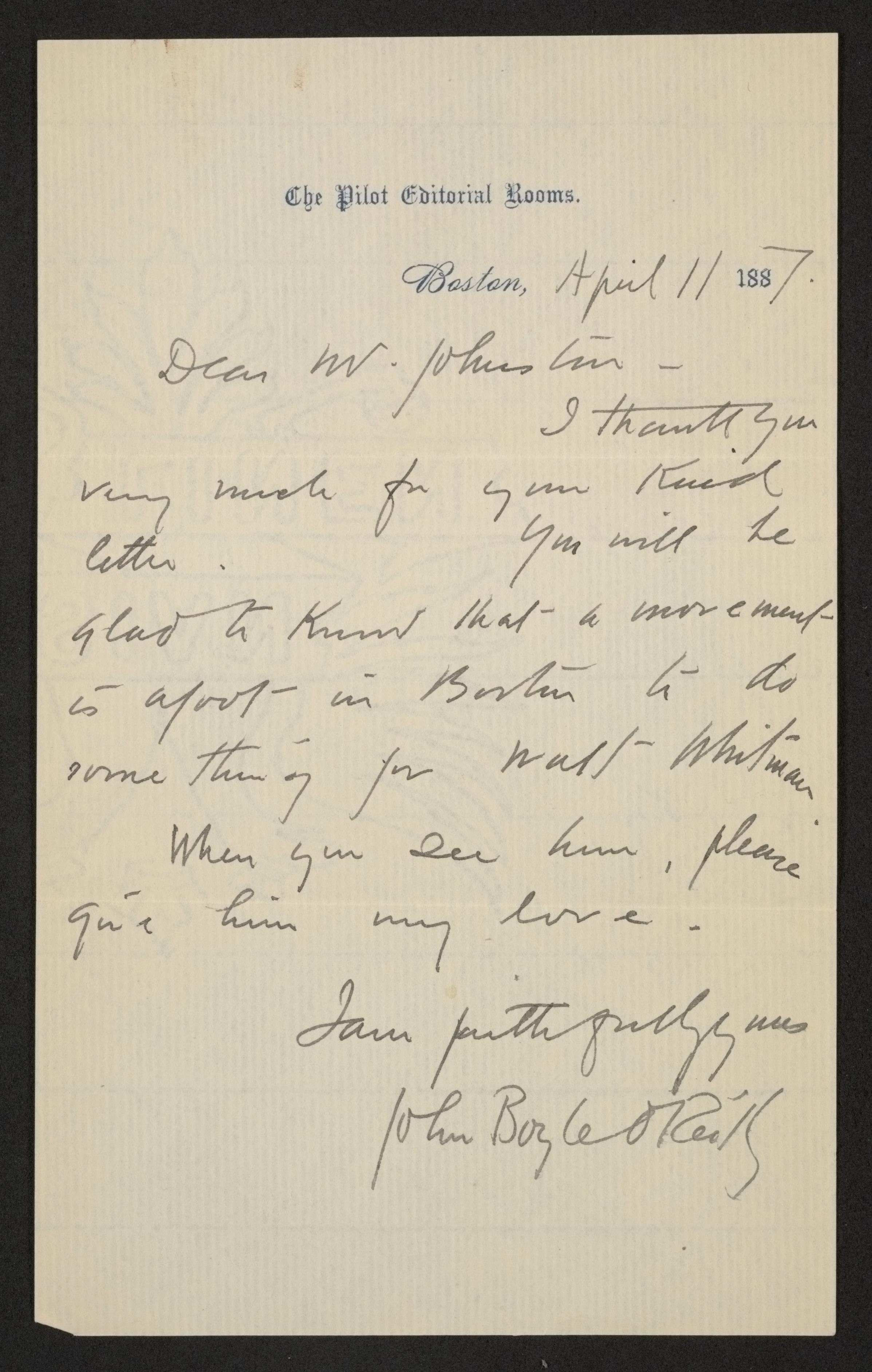 Scanned image of the current content page