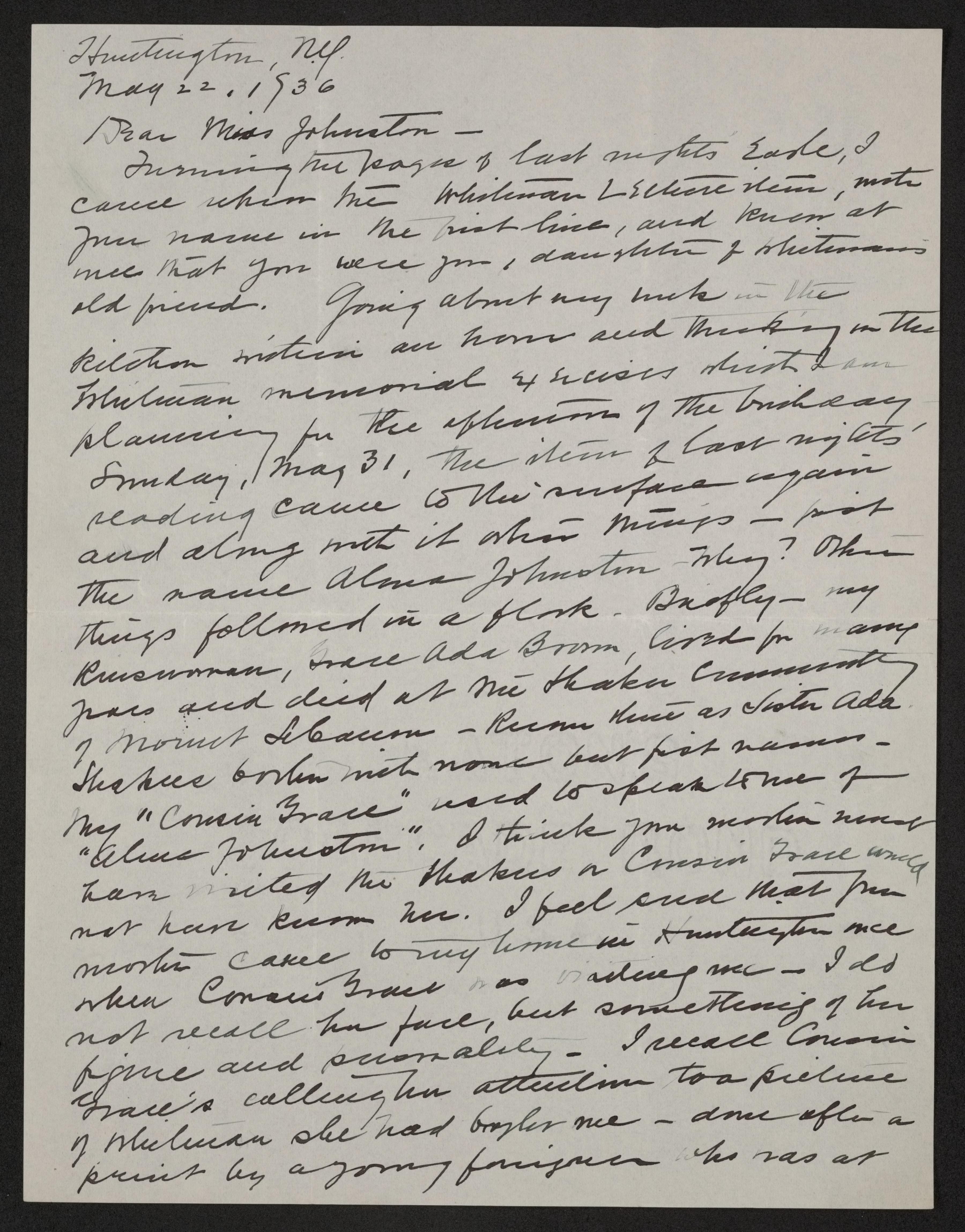 Scanned image of the current content page
