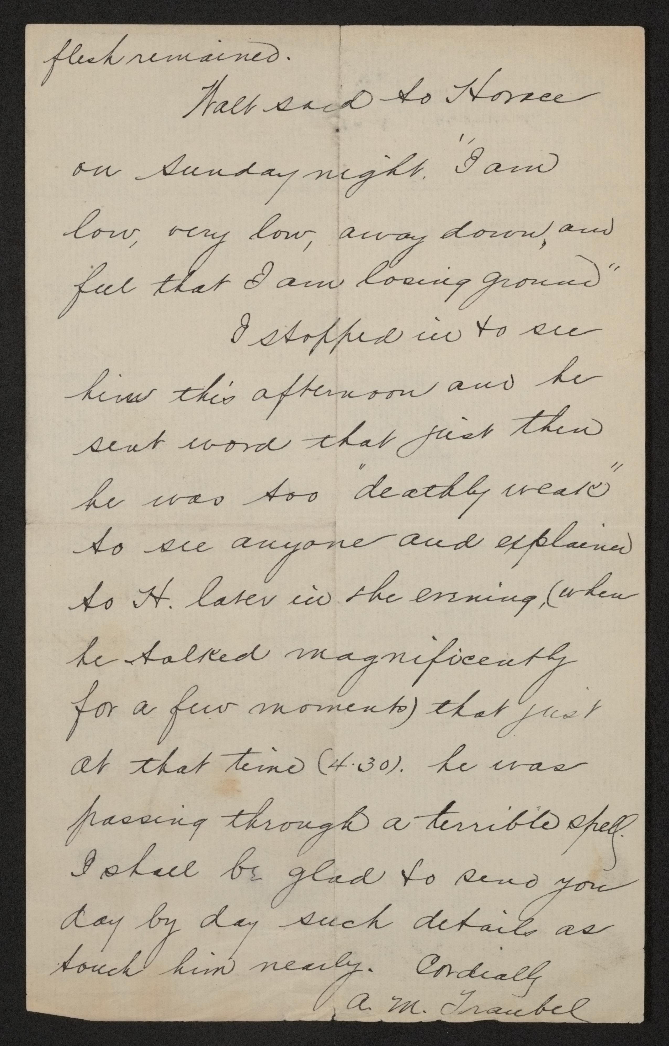 Scanned image of the current content page