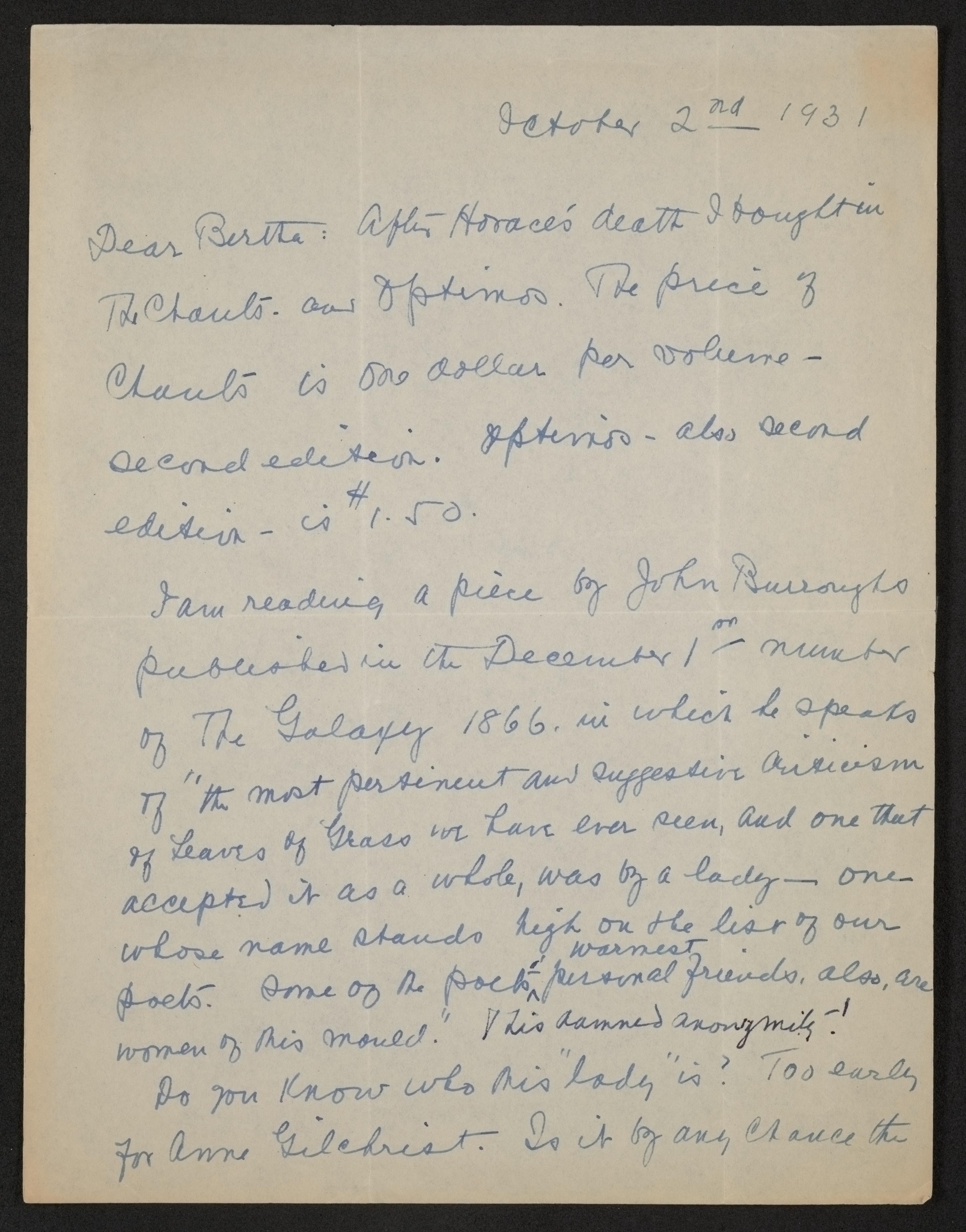 Scanned image of the current content page