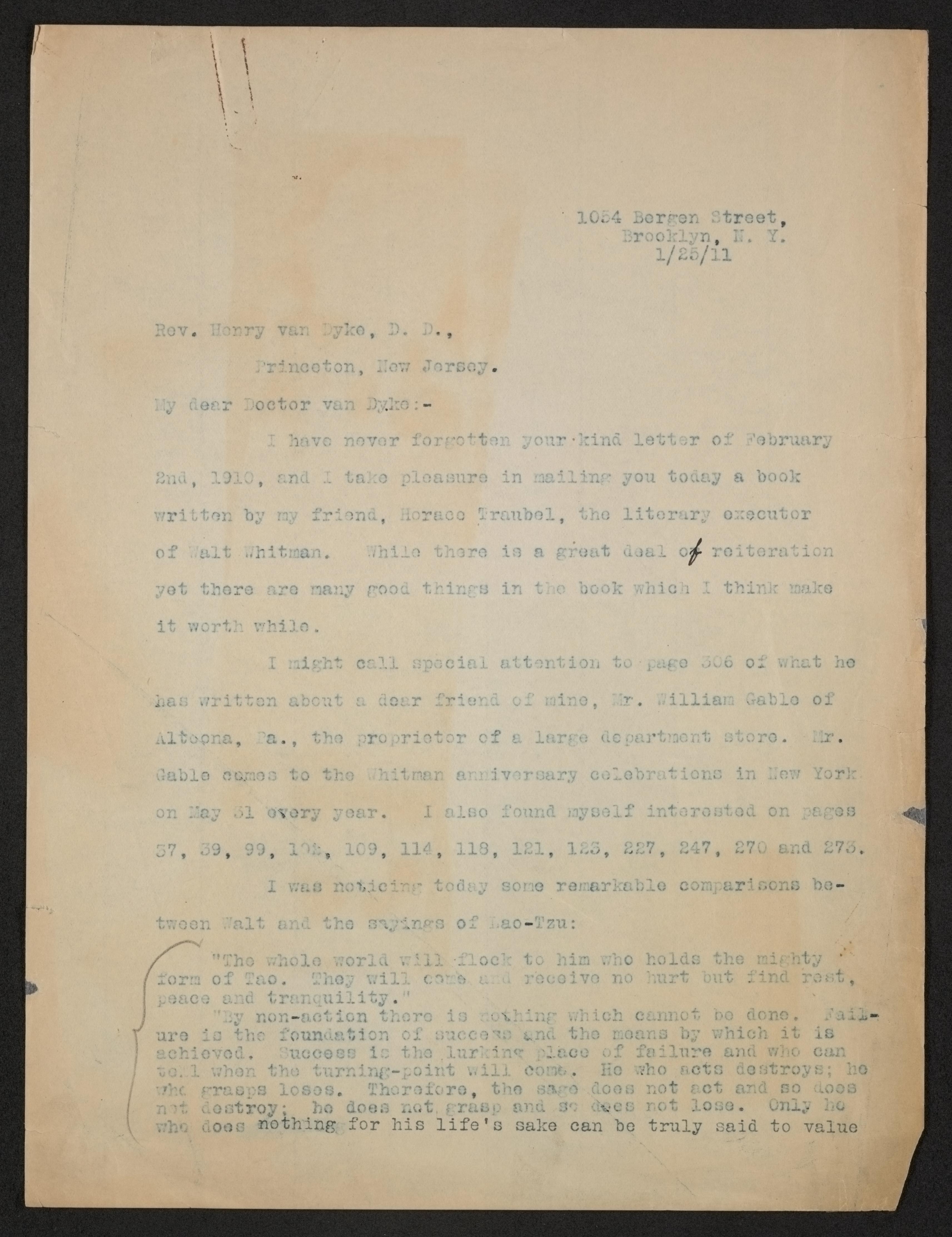 Scanned image of the current content page