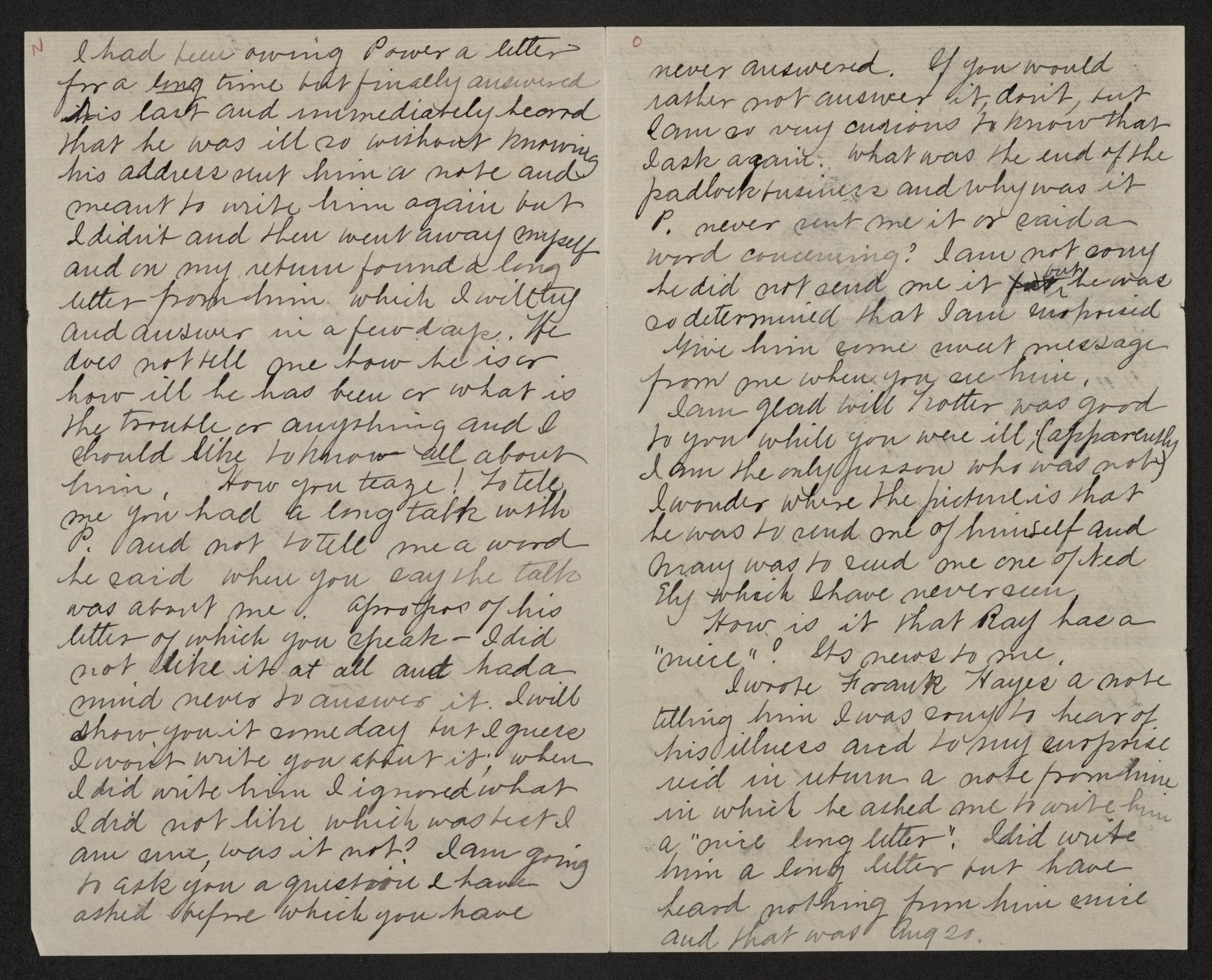 Scanned image of the current content page