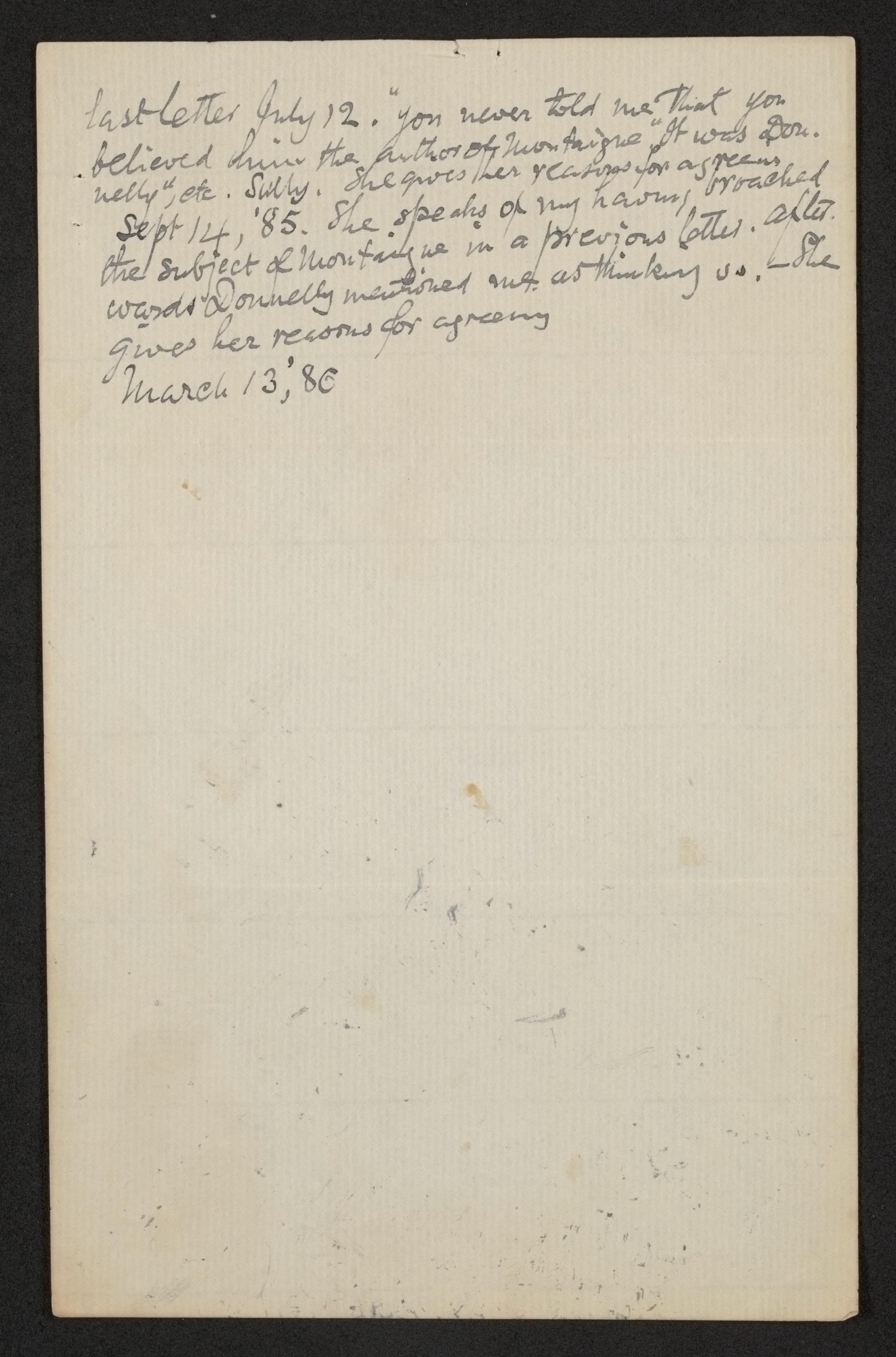 Scanned image of the current content page