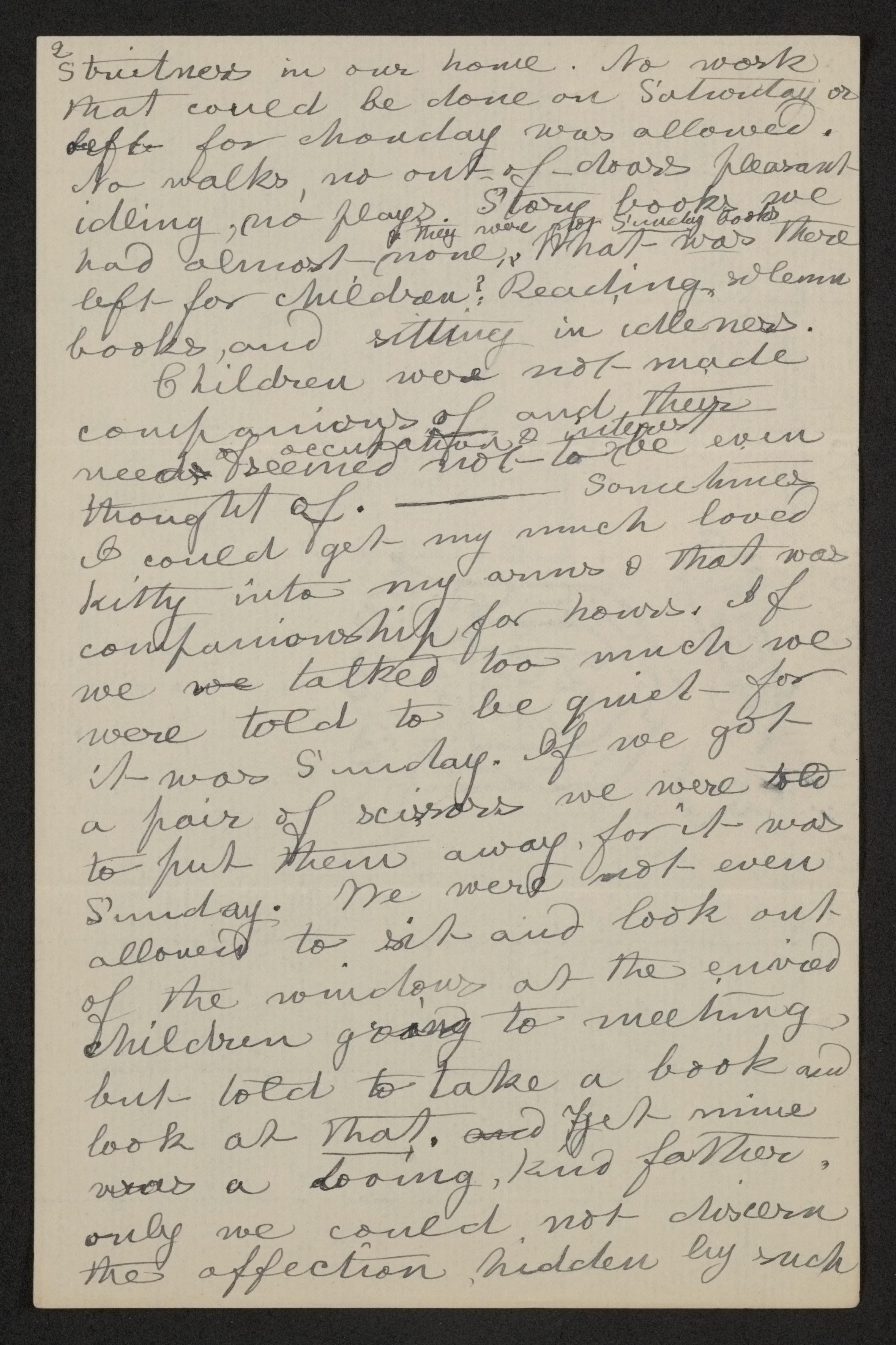 Scanned image of the current content page