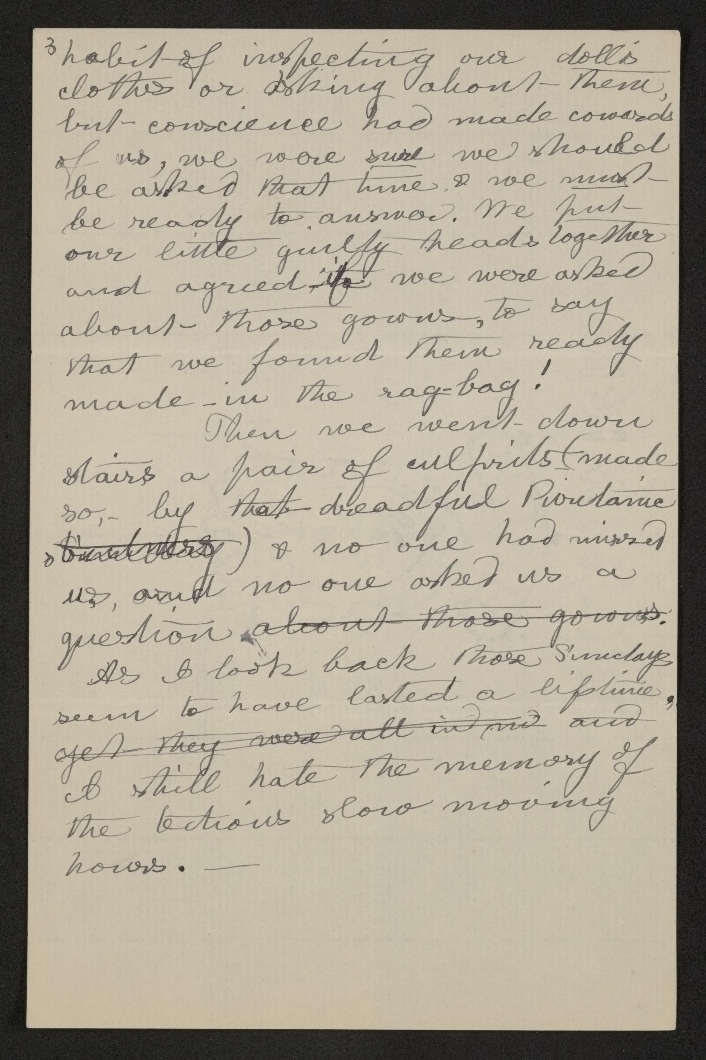 Scanned image of the current content page