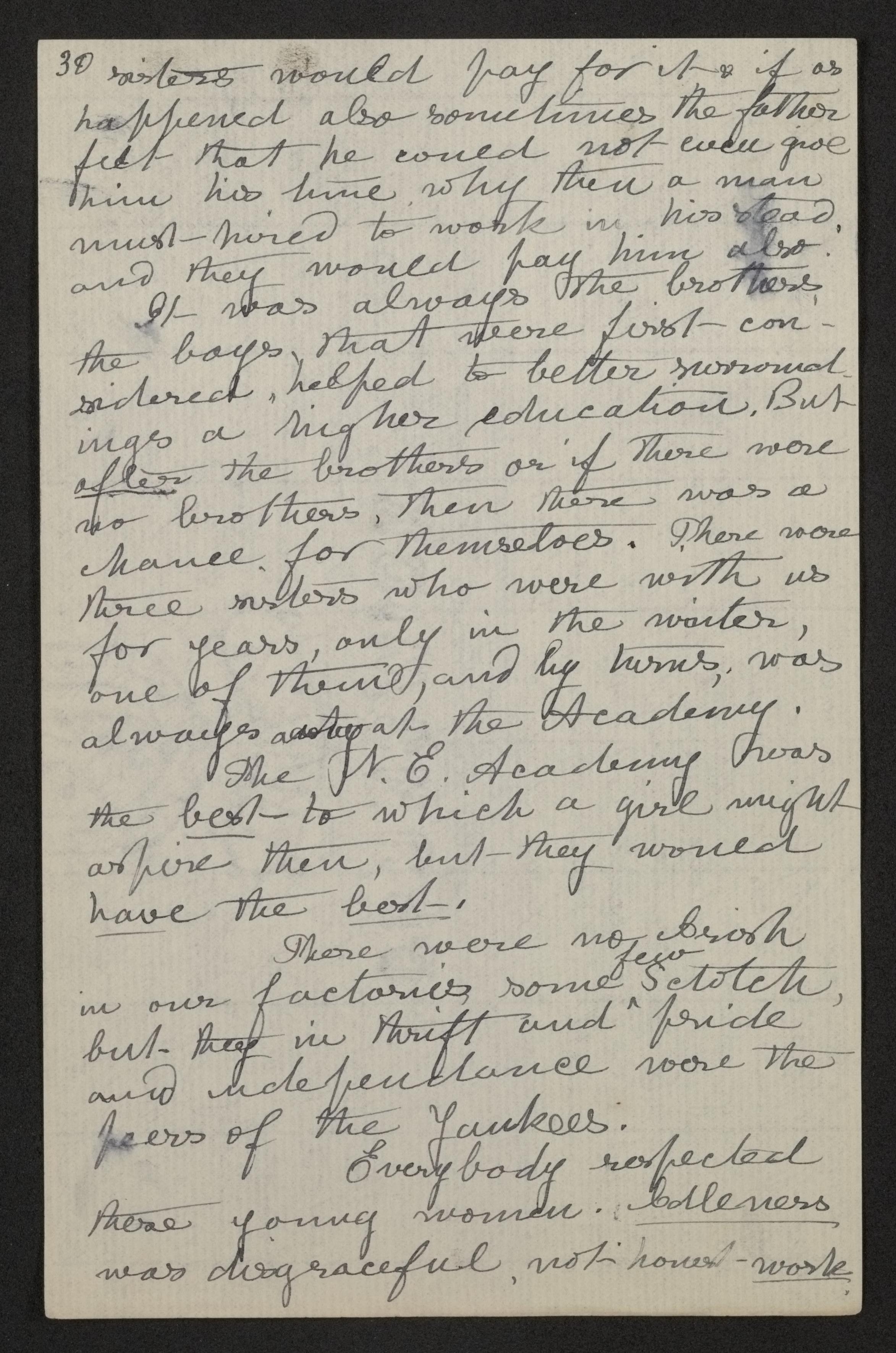 Scanned image of the current content page