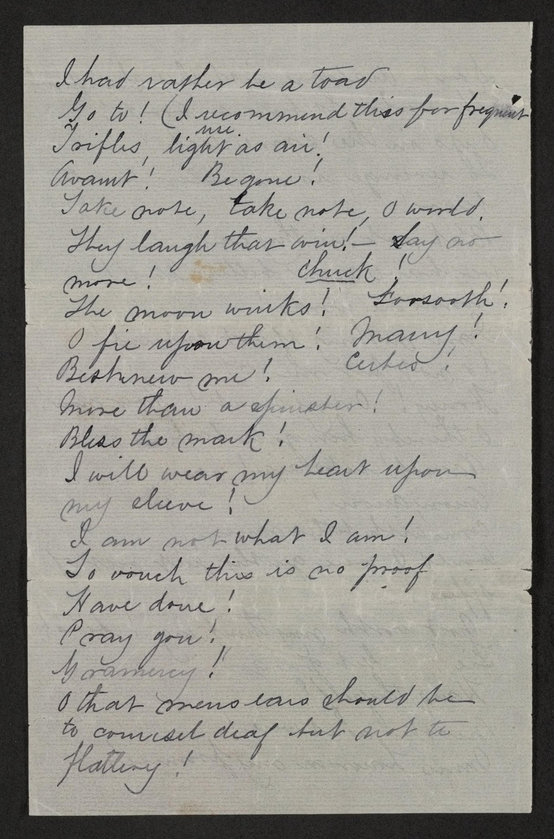 Scanned image of the current content page