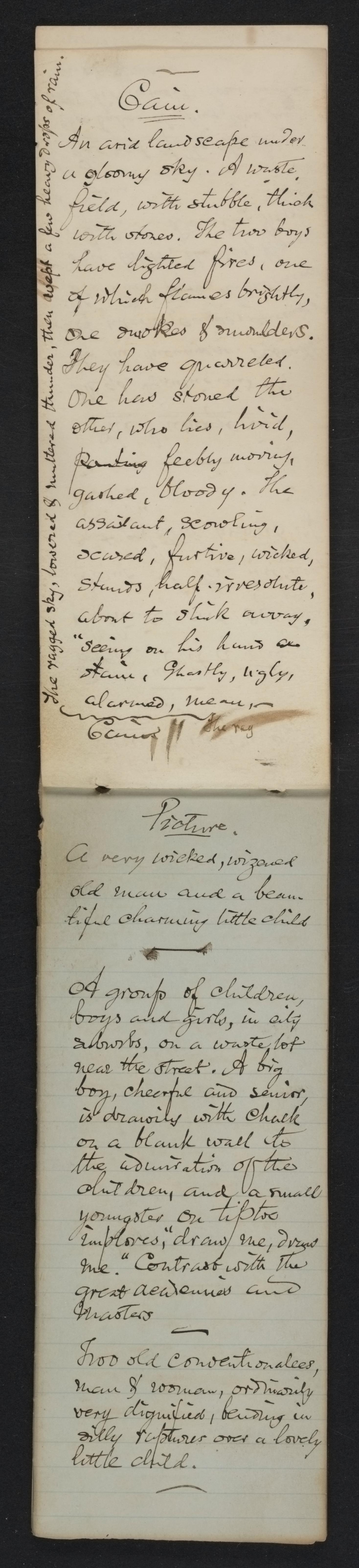 Scanned image of the current content page