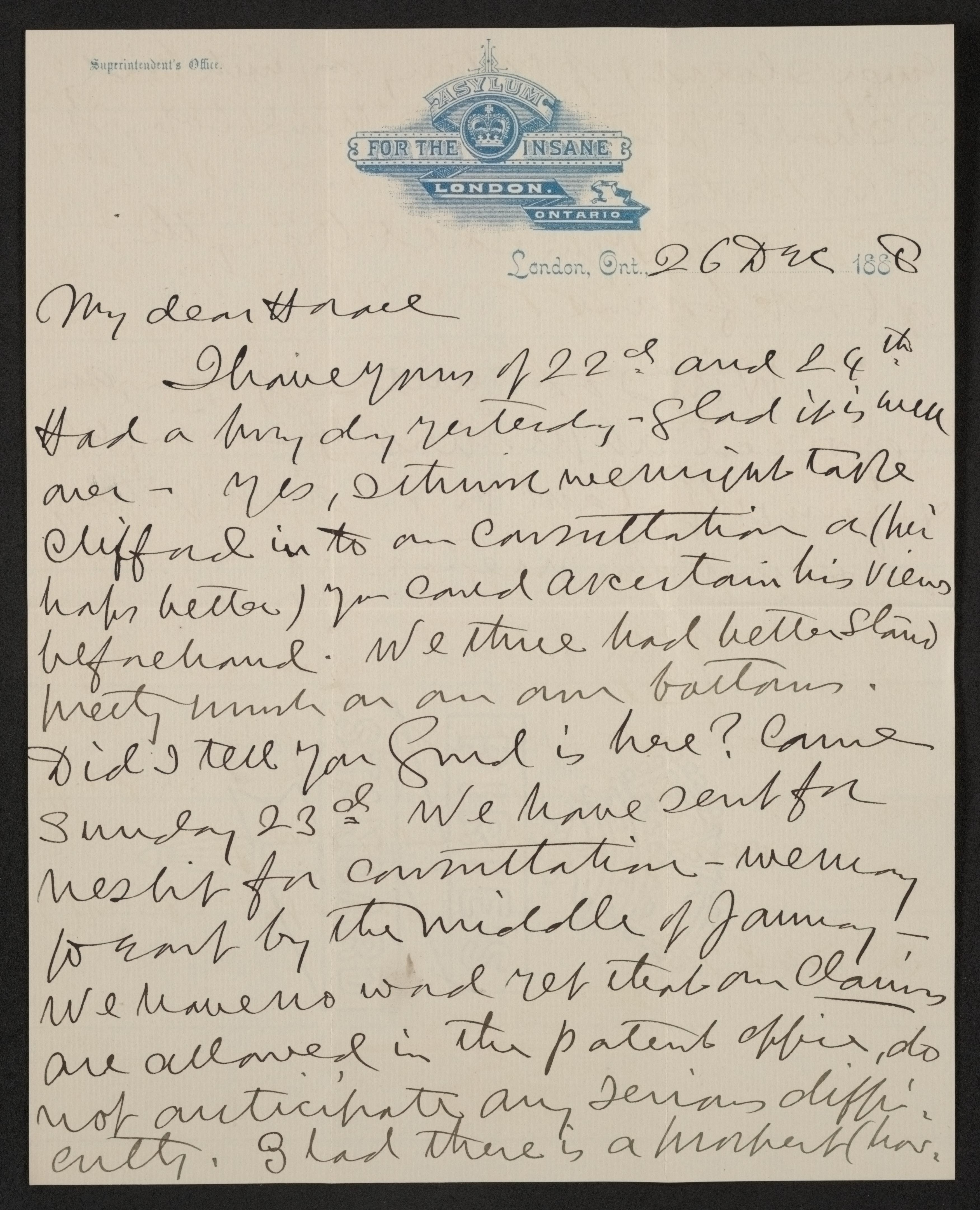 Scanned image of the current content page