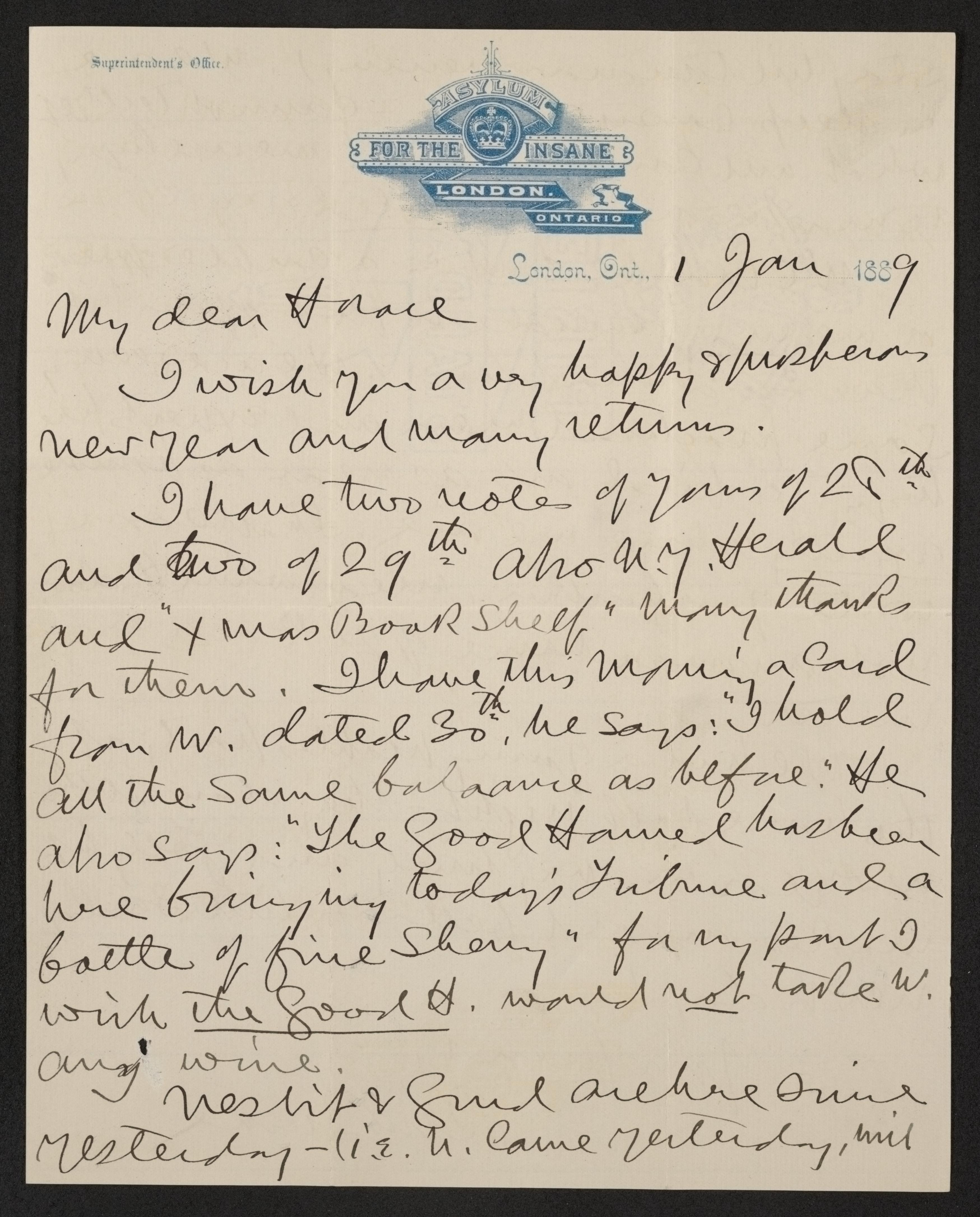 Scanned image of the current content page