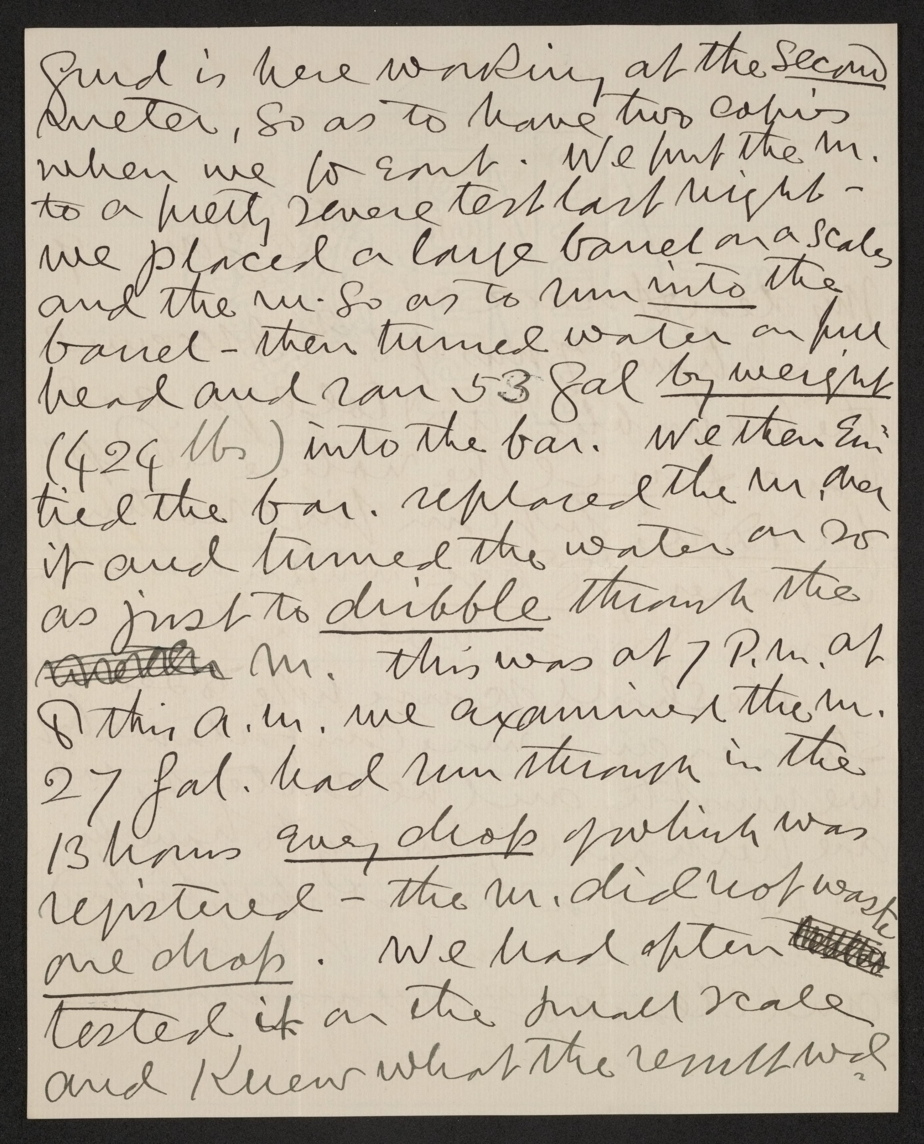 Scanned image of the current content page