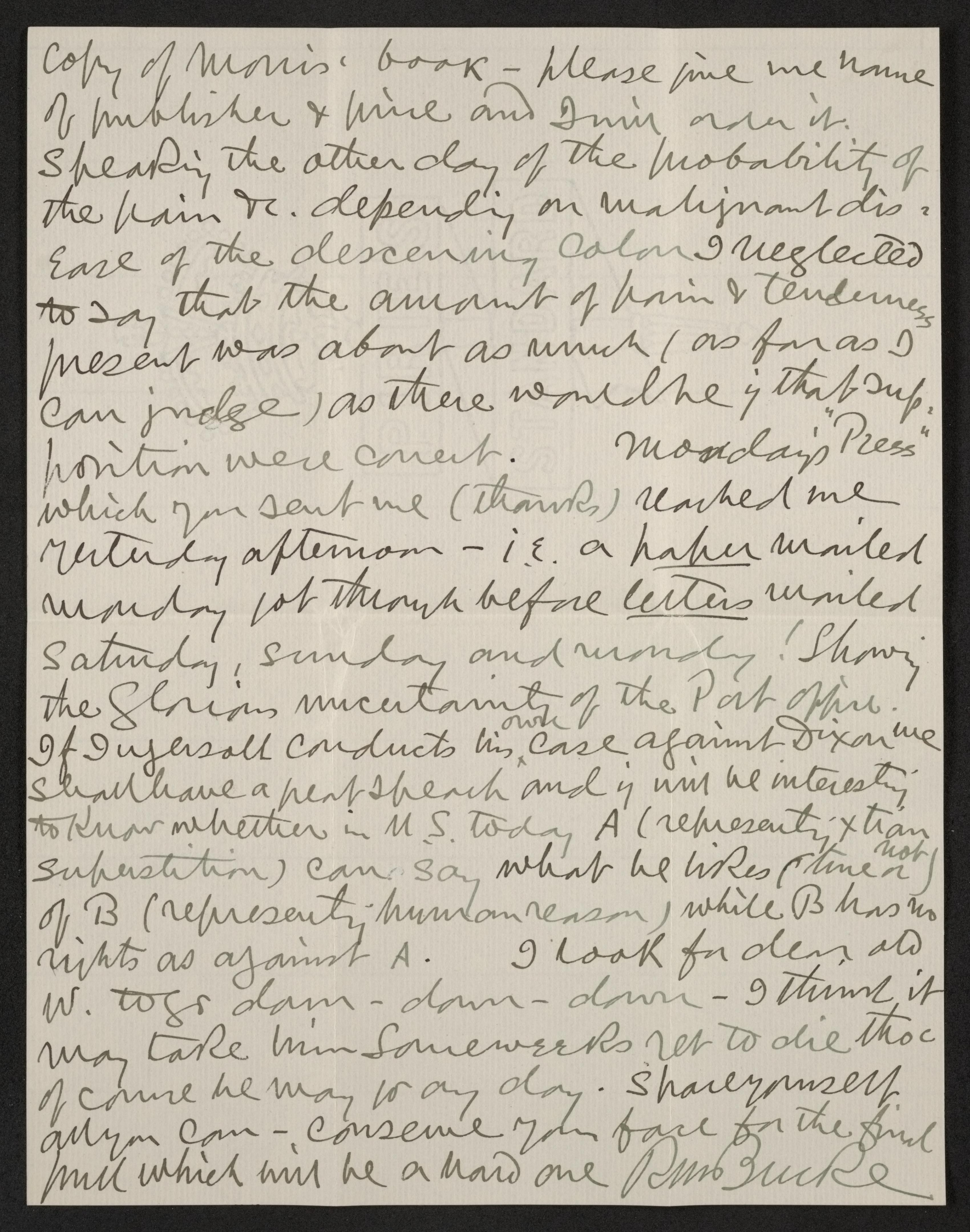 Scanned image of the current content page