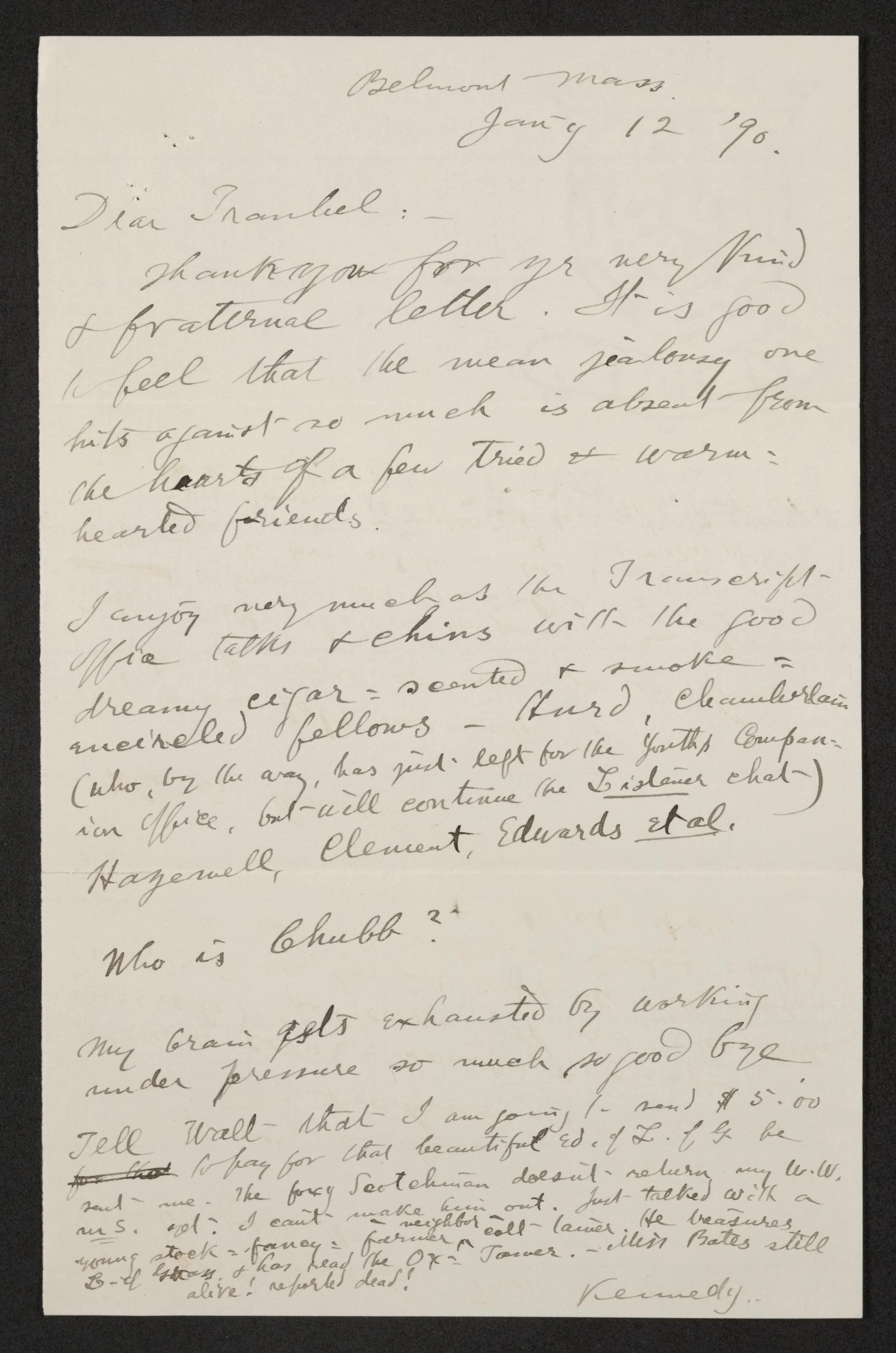 Scanned image of the current content page