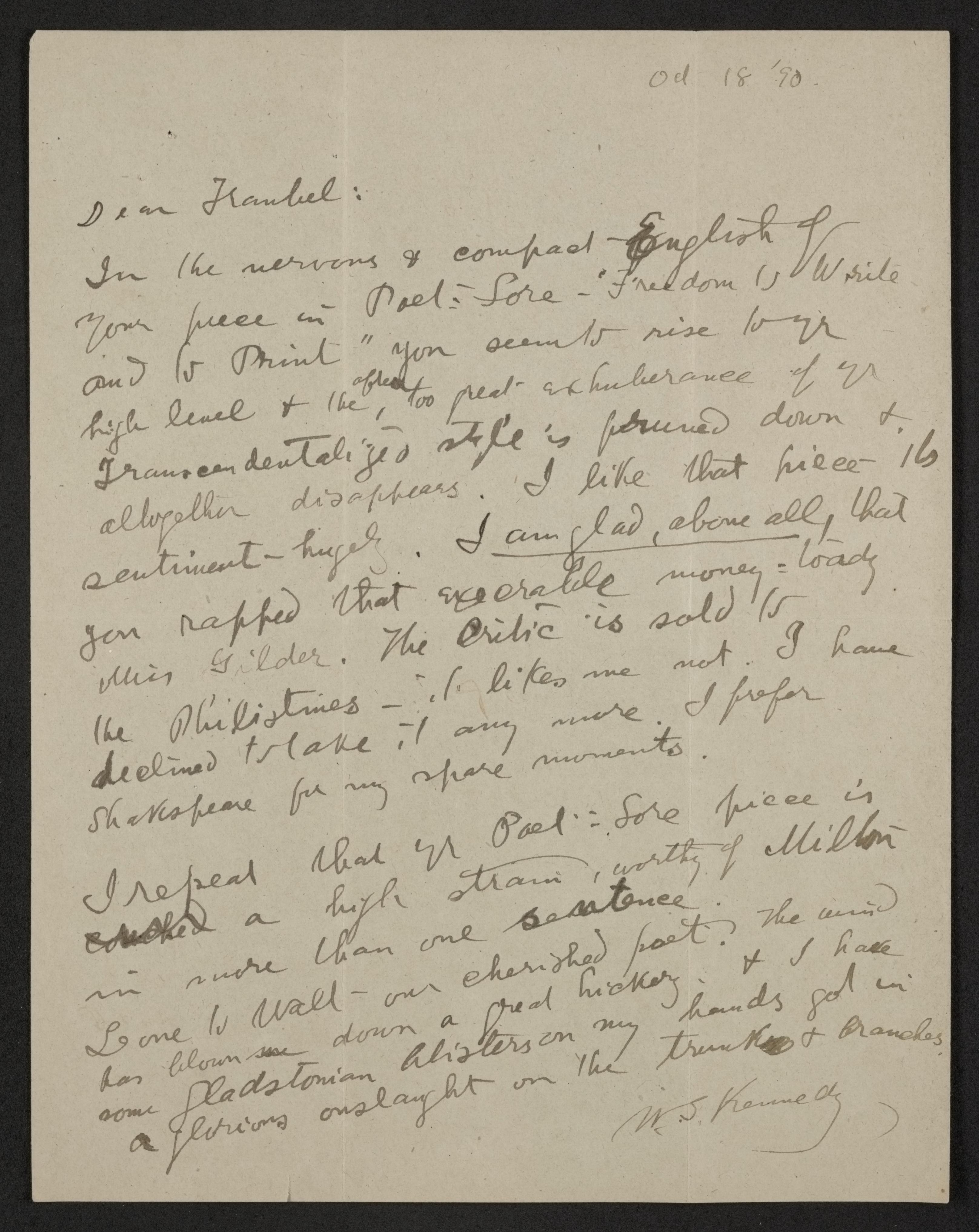 Scanned image of the current content page