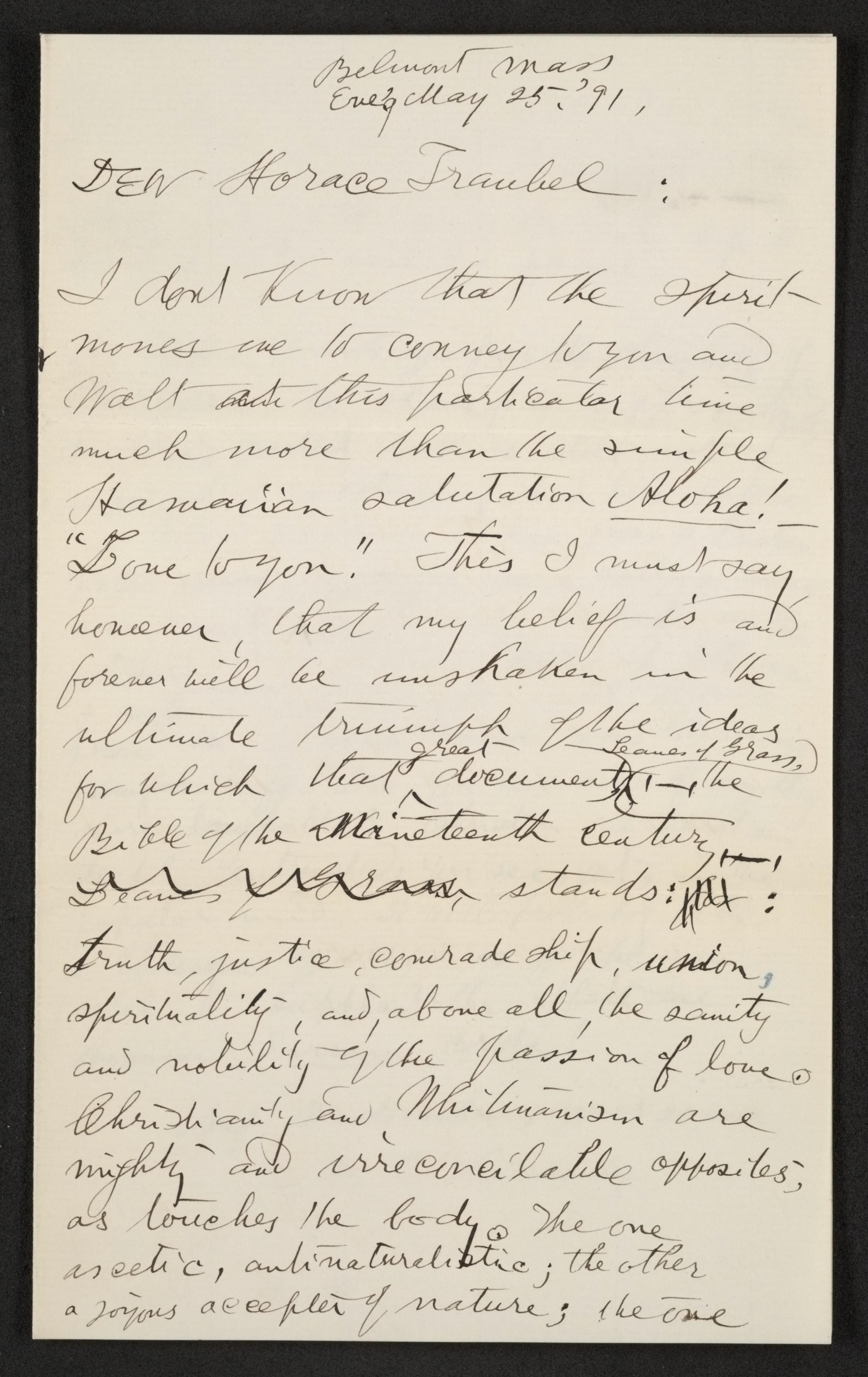 Scanned image of the current content page