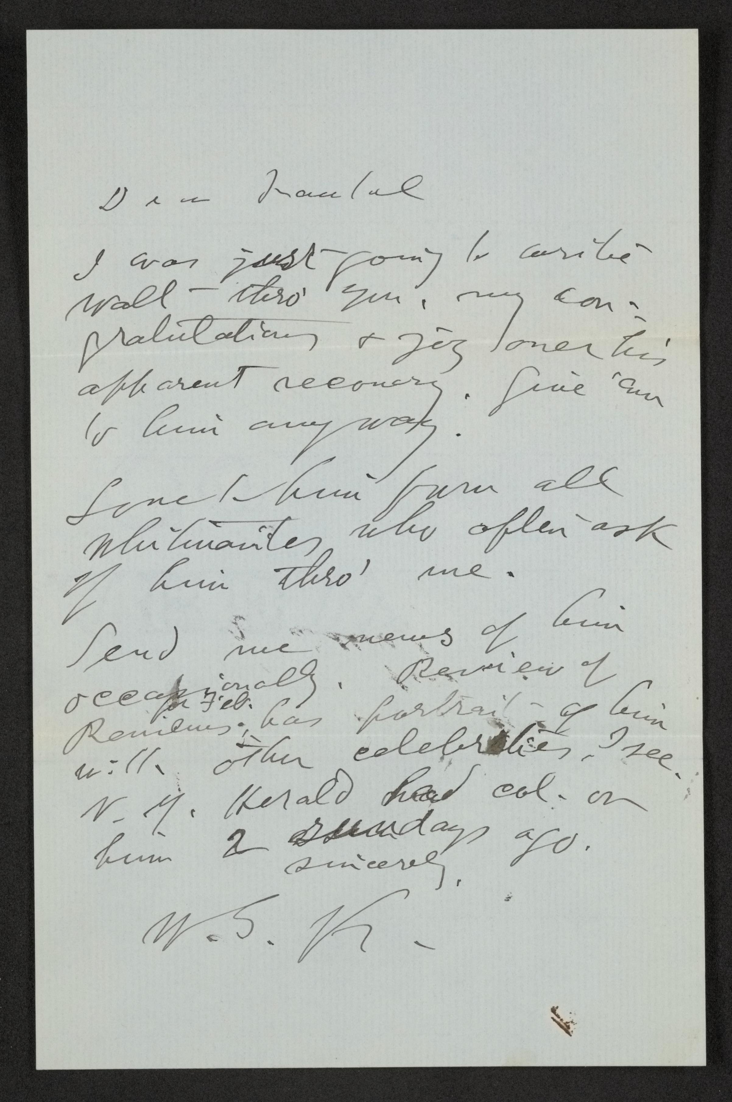 Scanned image of the current content page