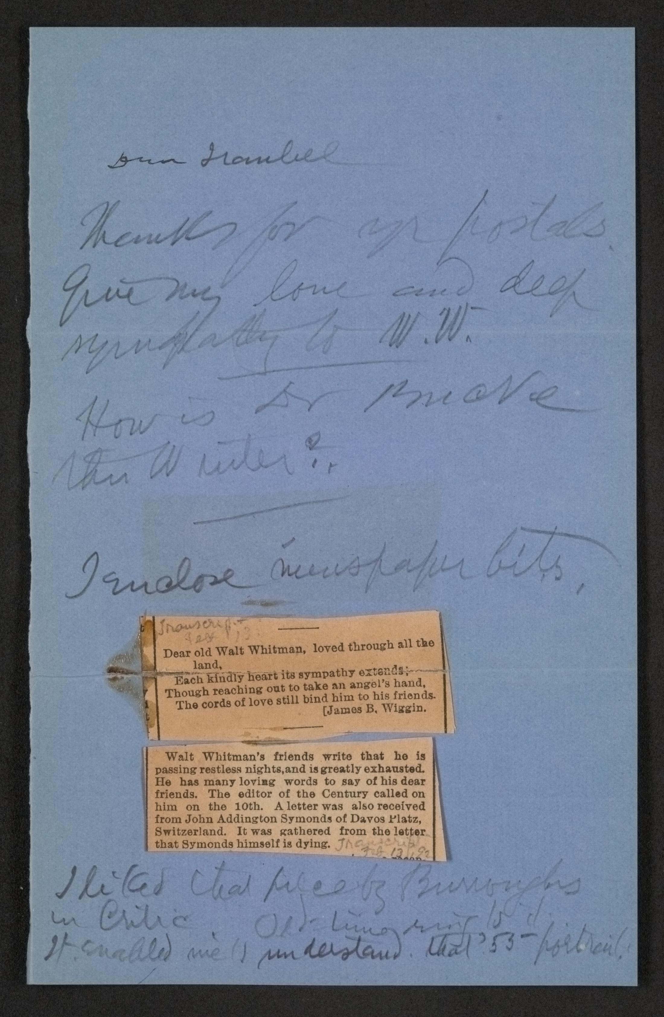 Scanned image of the current content page