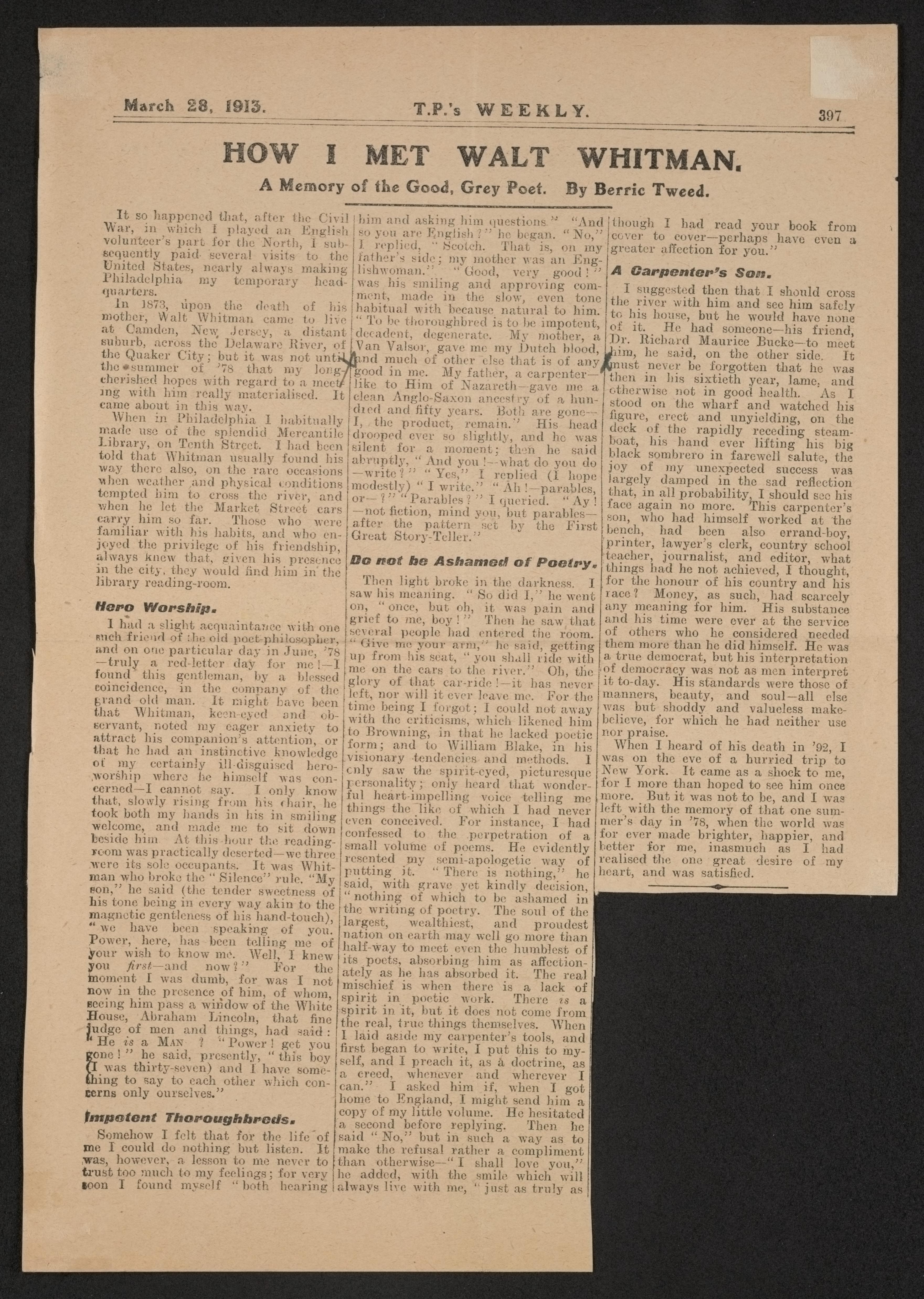 Scanned image of the current content page