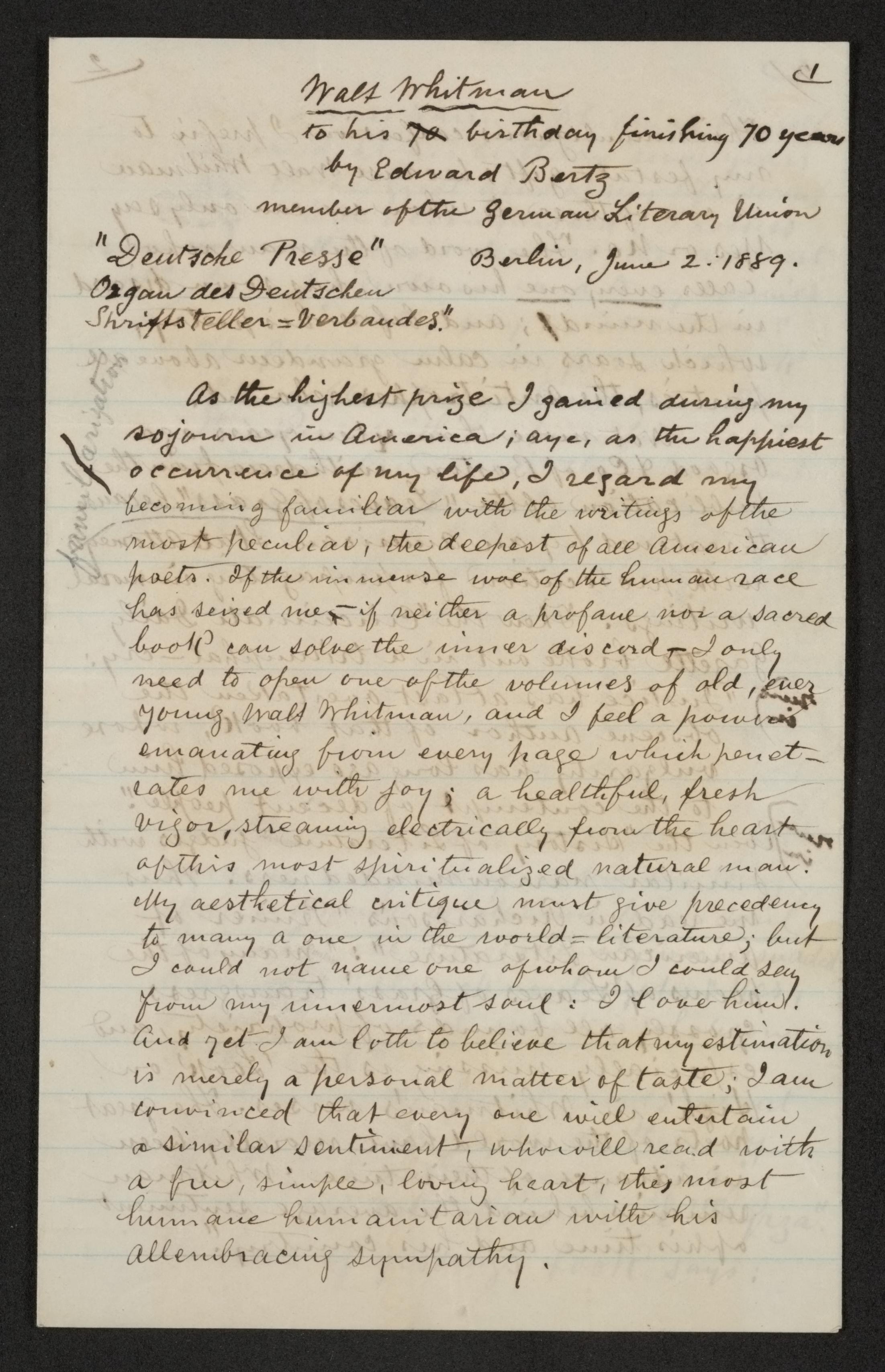 Scanned image of the current content page