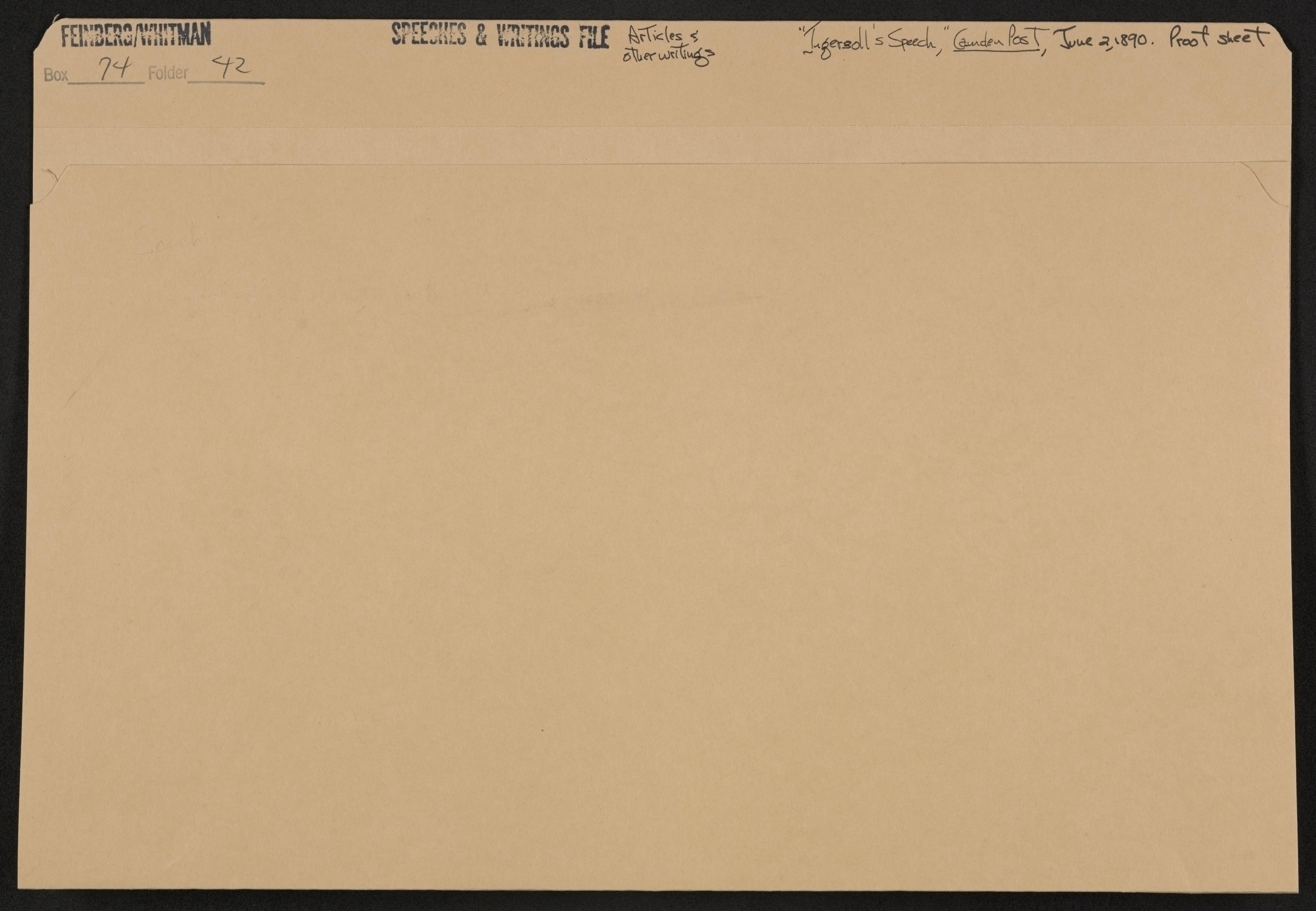 Scanned image of the current content page