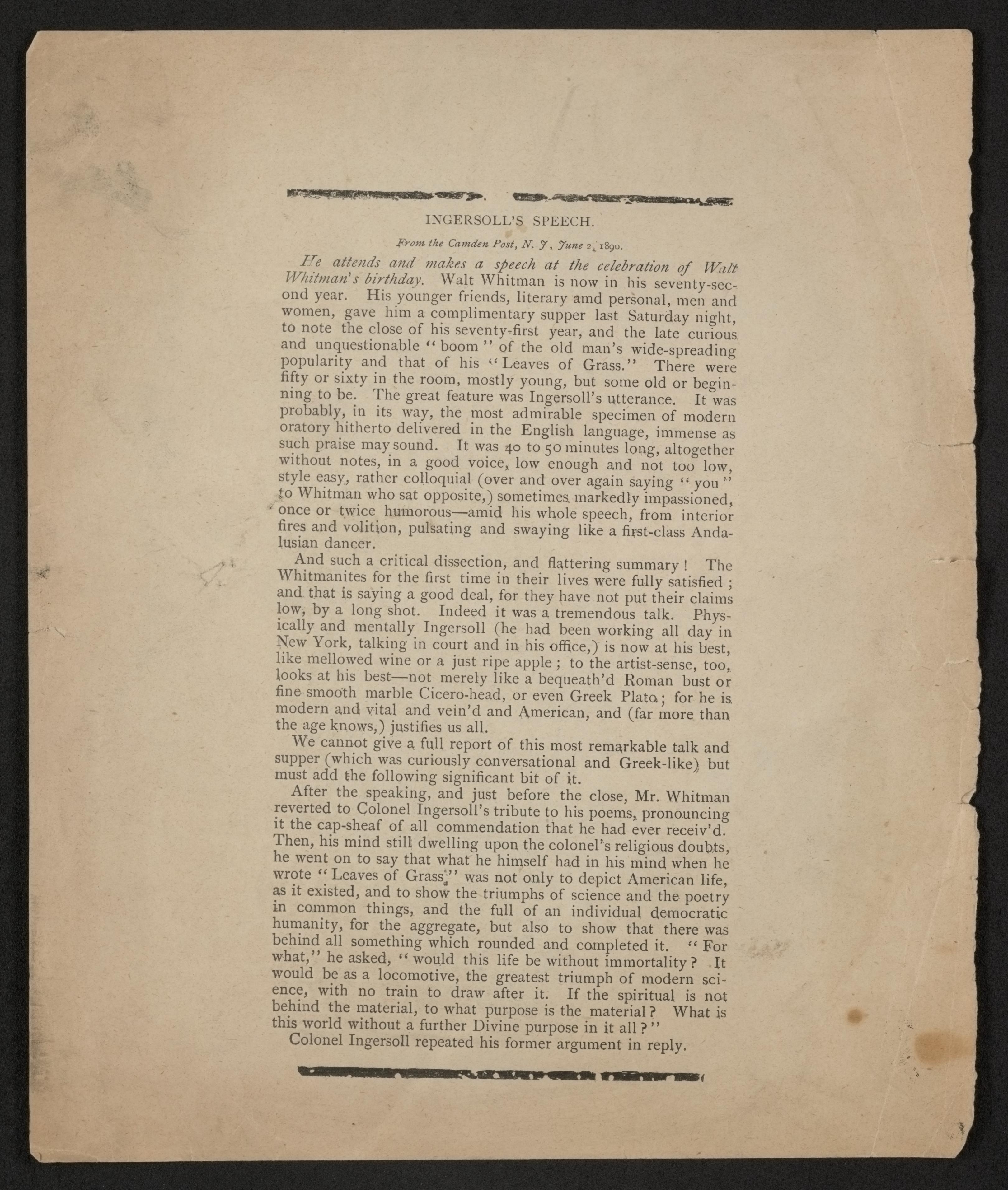 Scanned image of the current content page