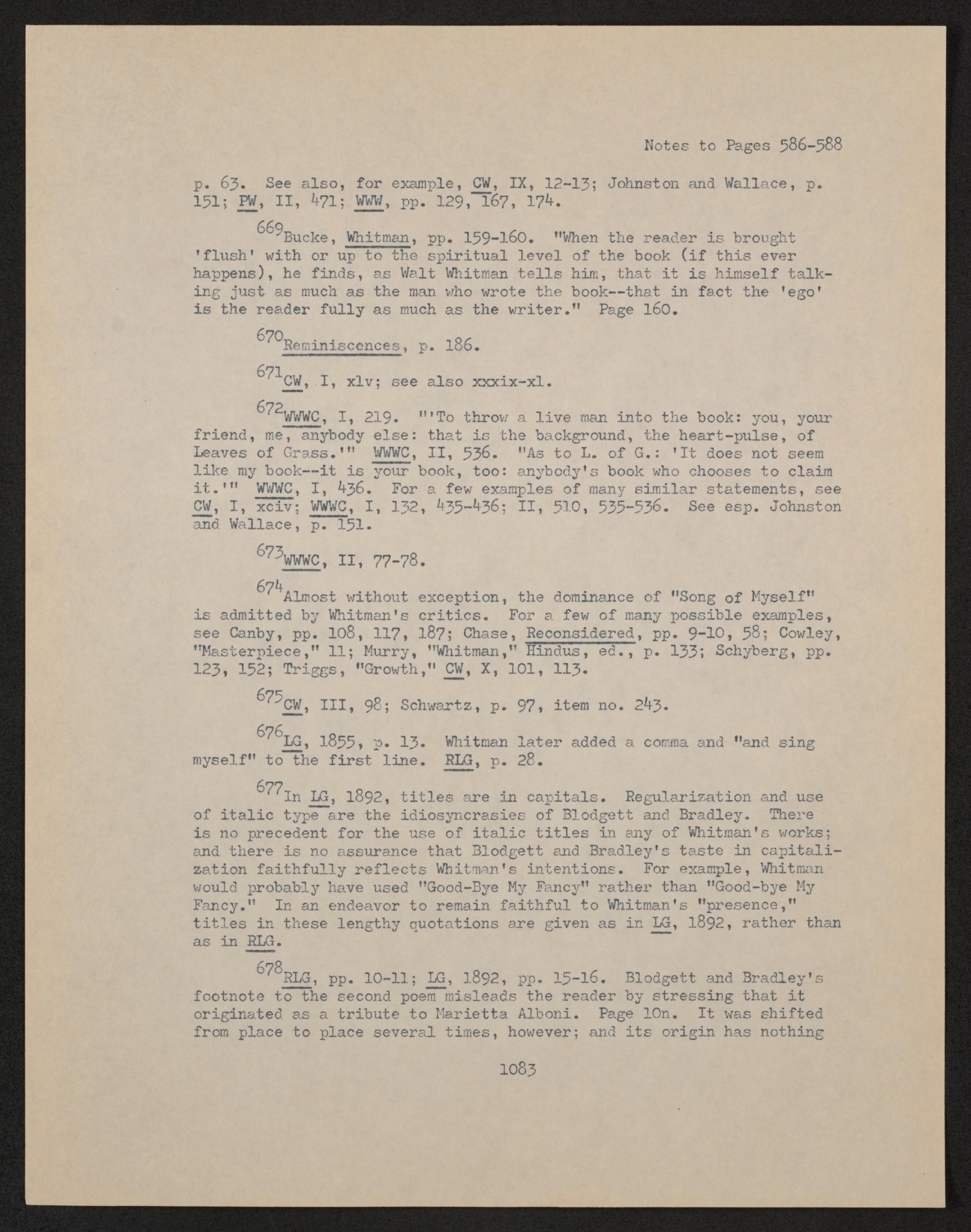Scanned image of the current content page