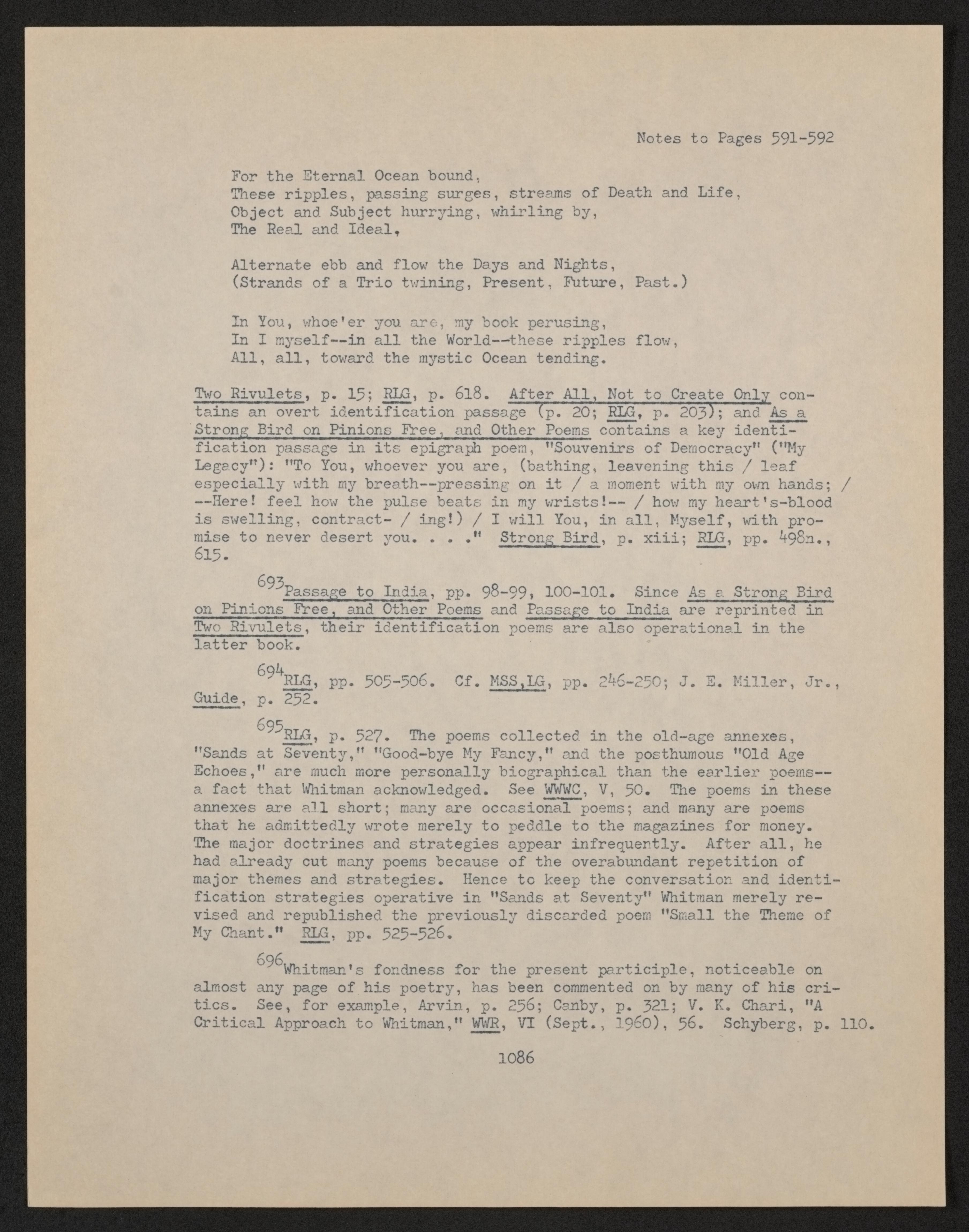 Scanned image of the current content page