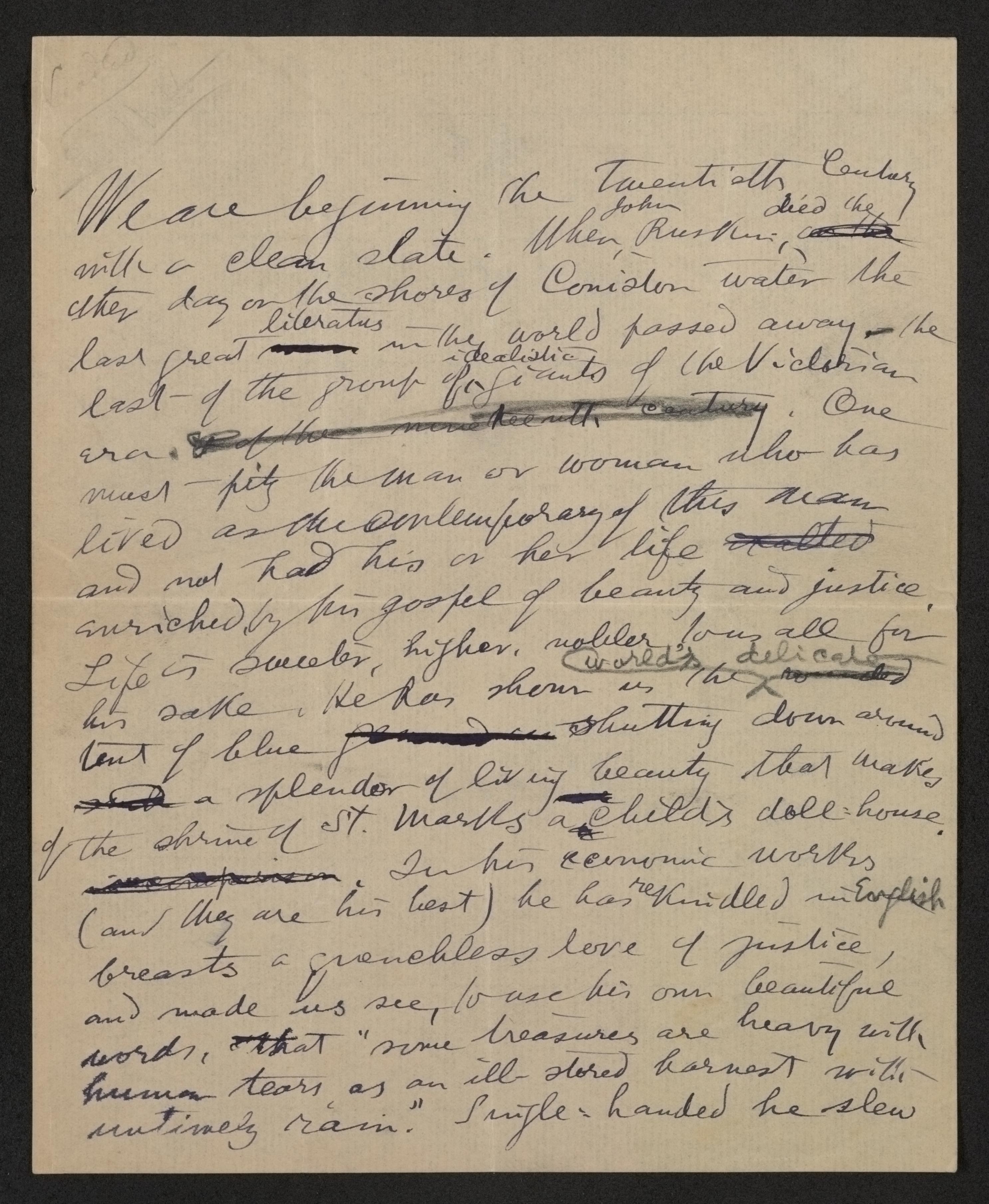 Scanned image of the current content page