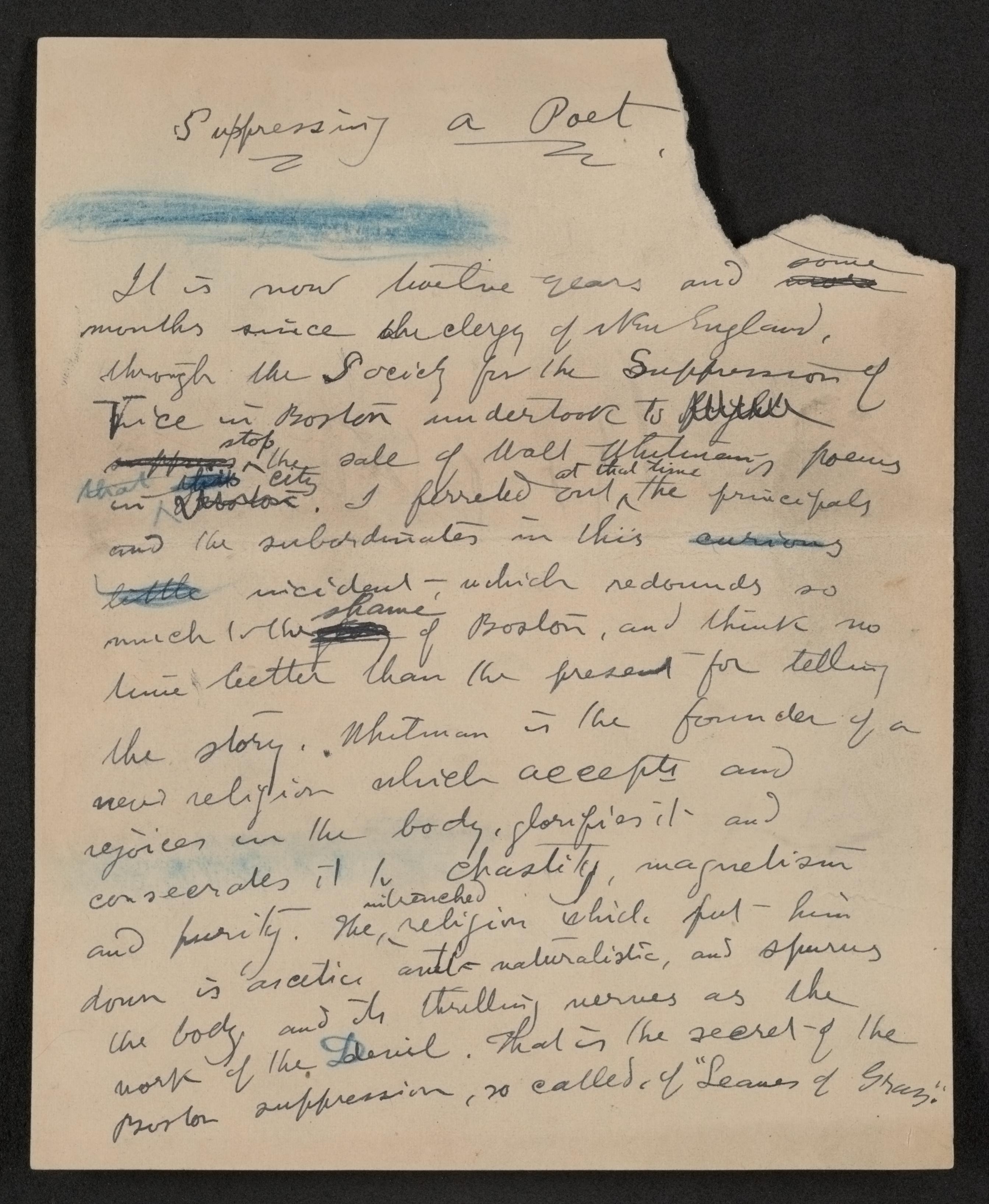 Scanned image of the current content page