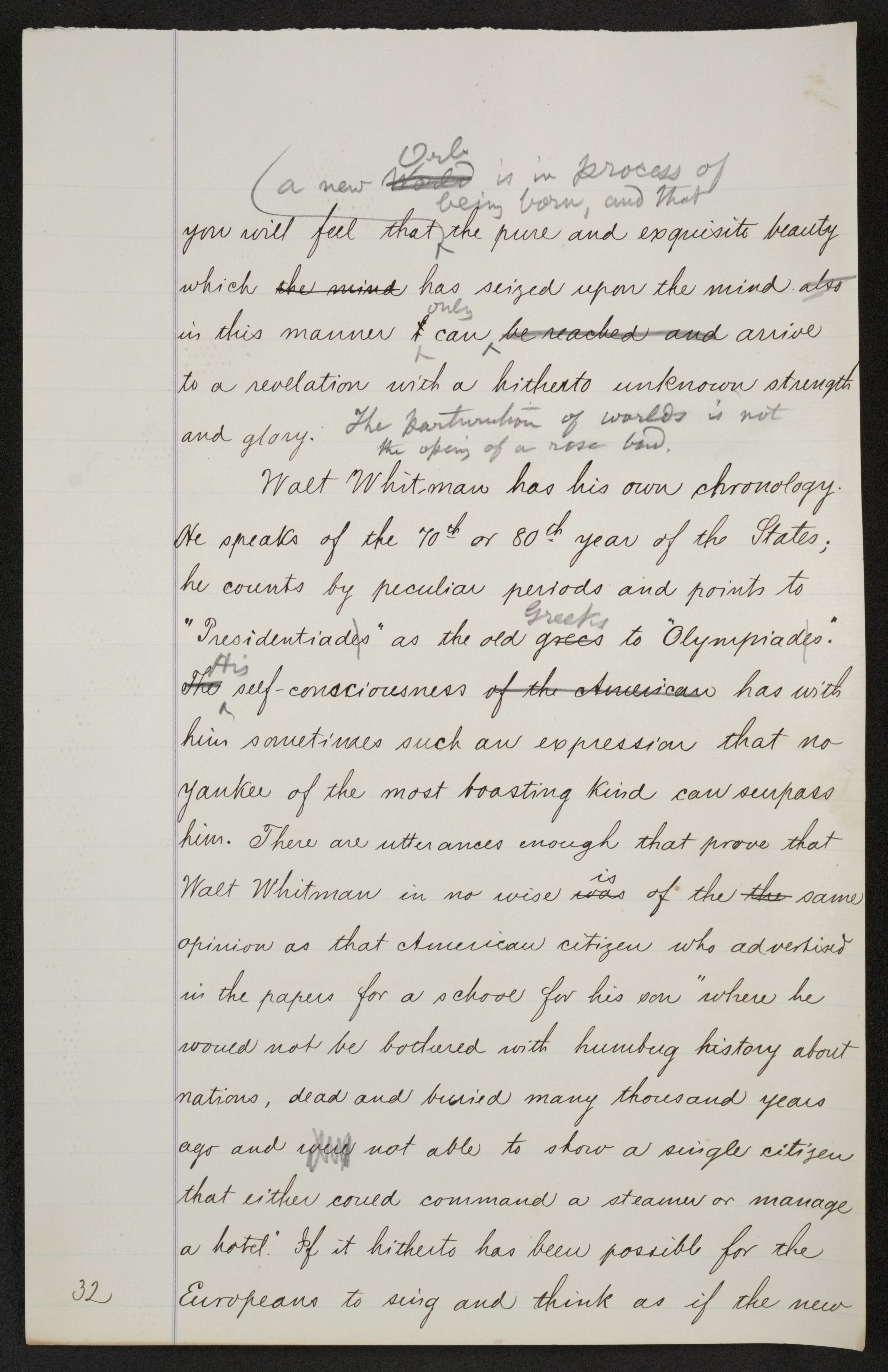 Scanned image of the current content page