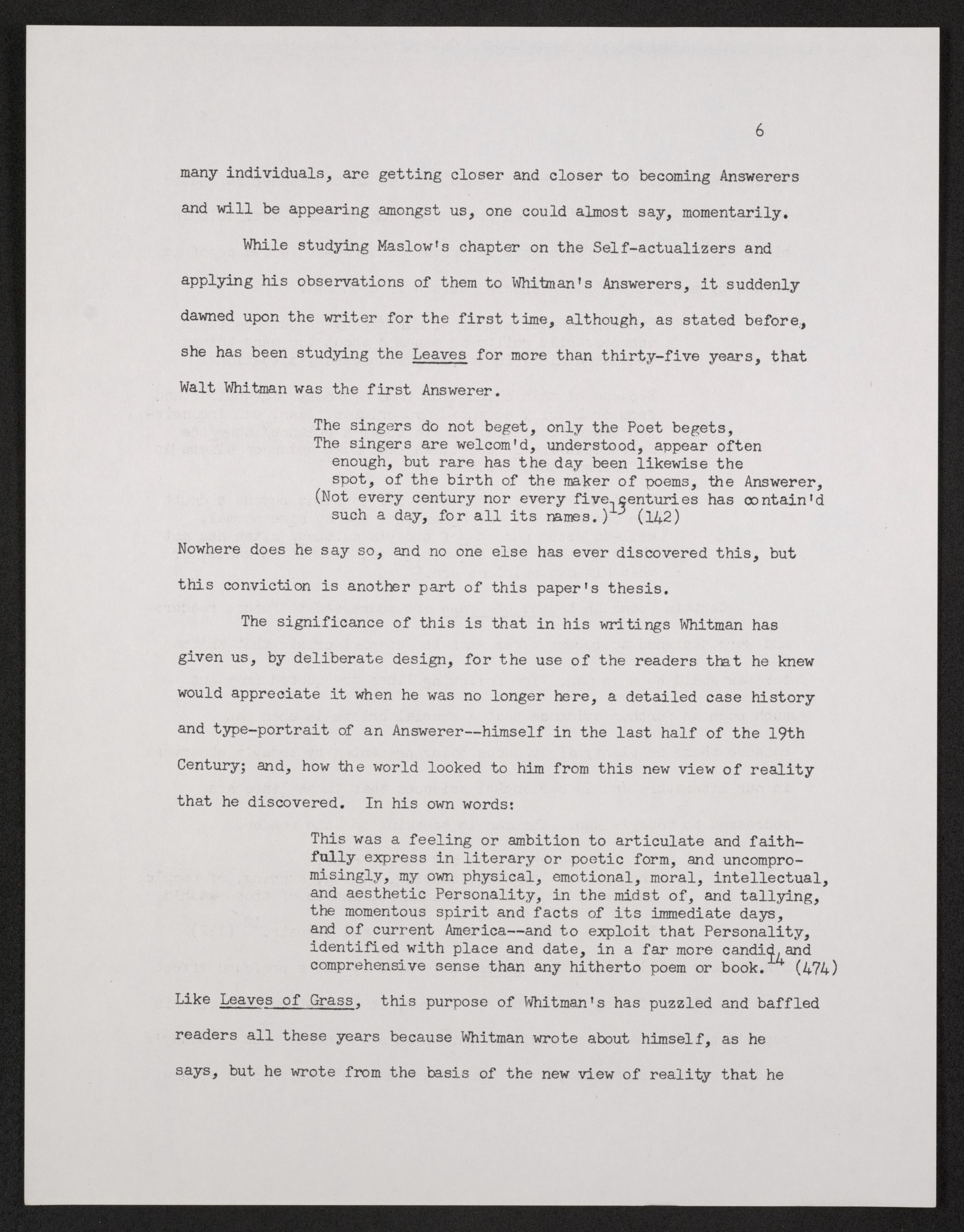 Scanned image of the current content page