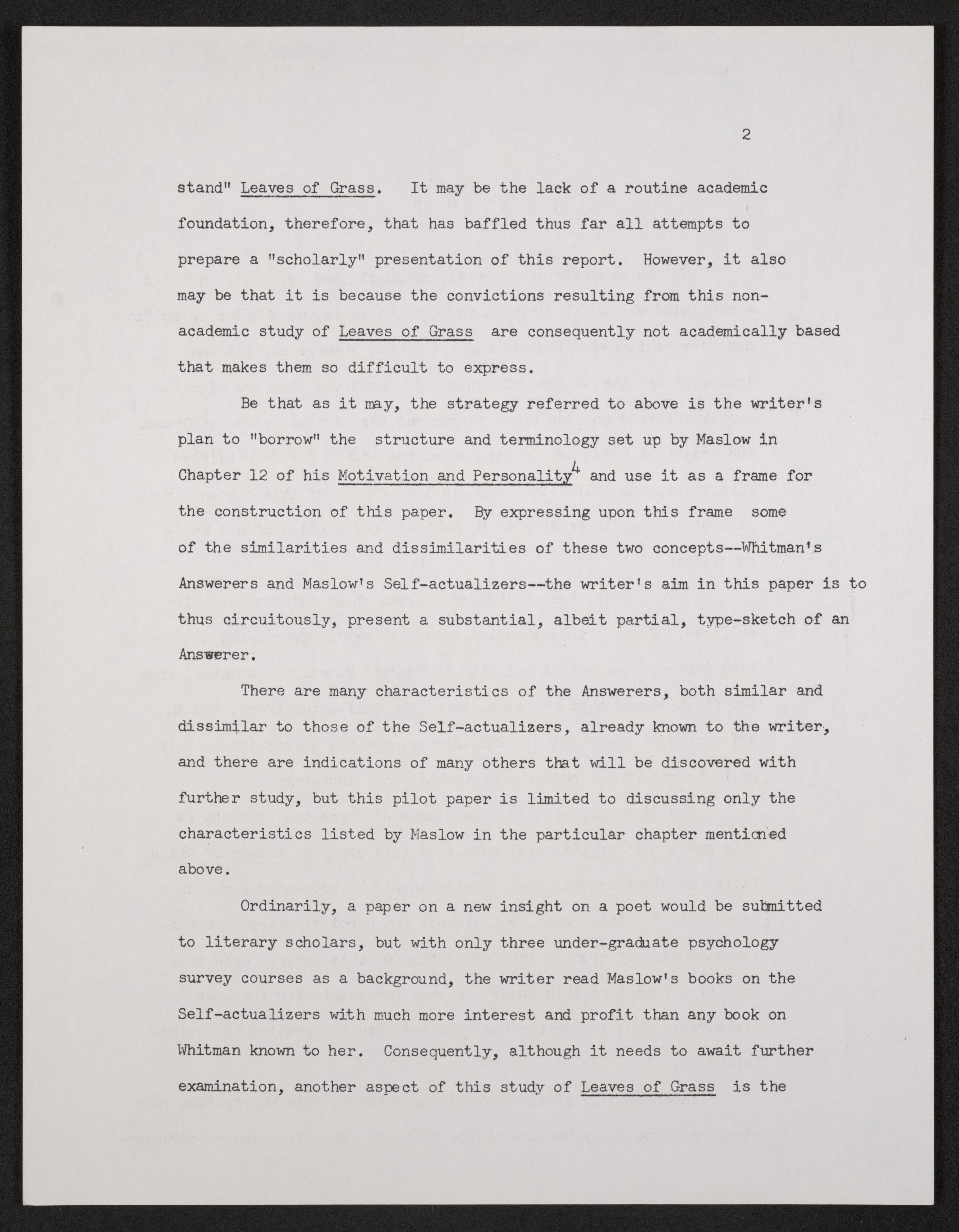 Scanned image of the current content page