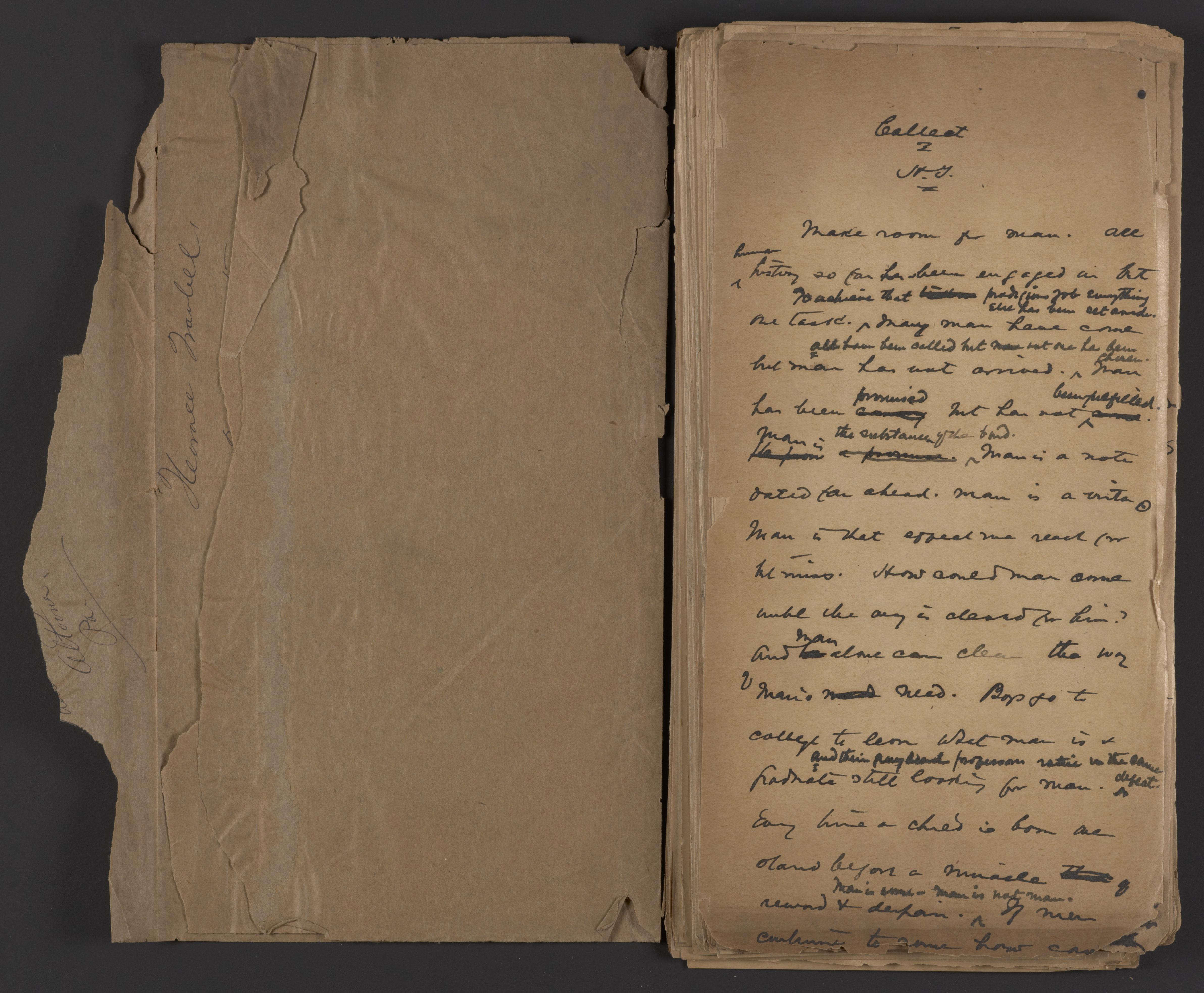 Scanned image of the current content page