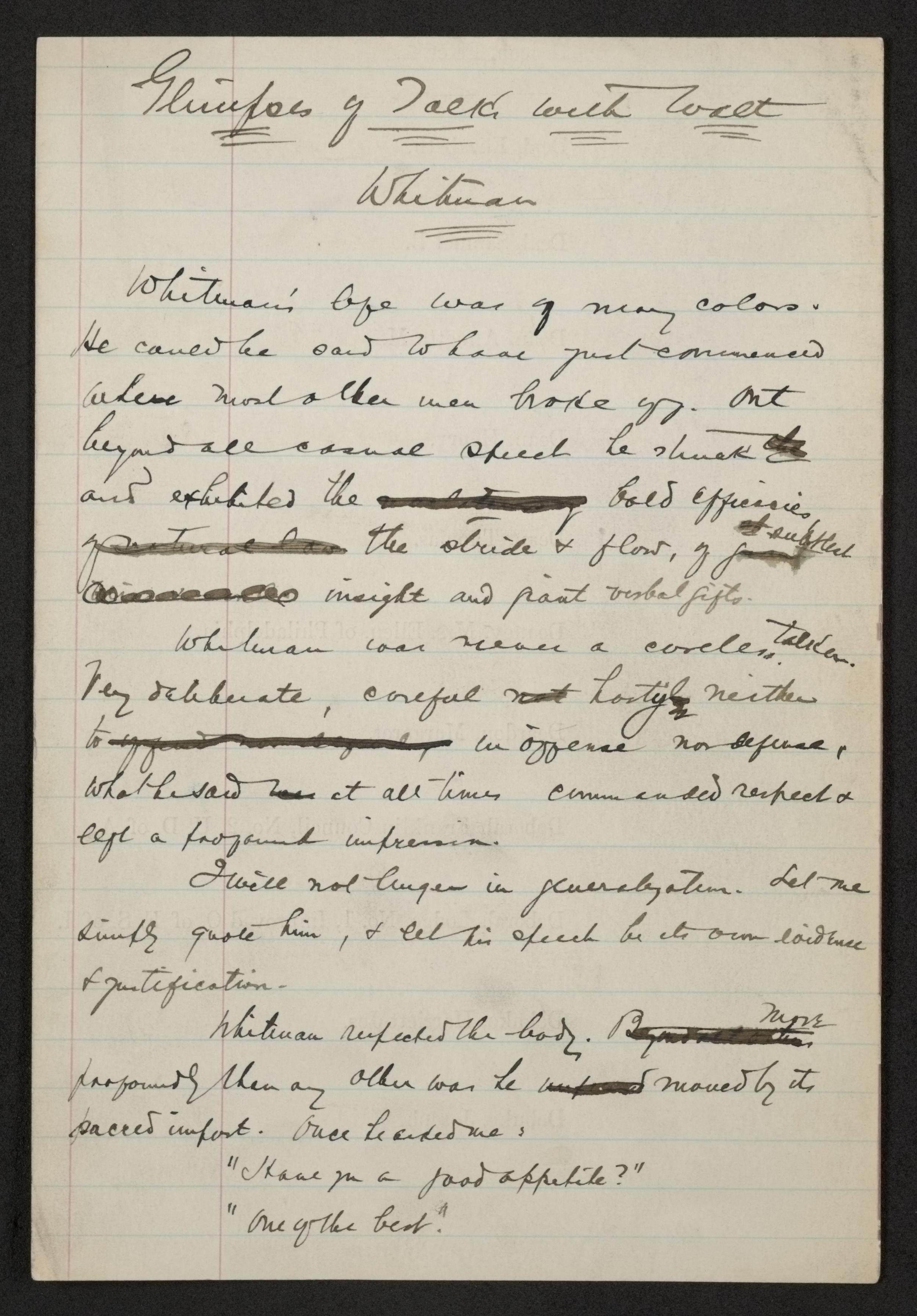 Scanned image of the current content page