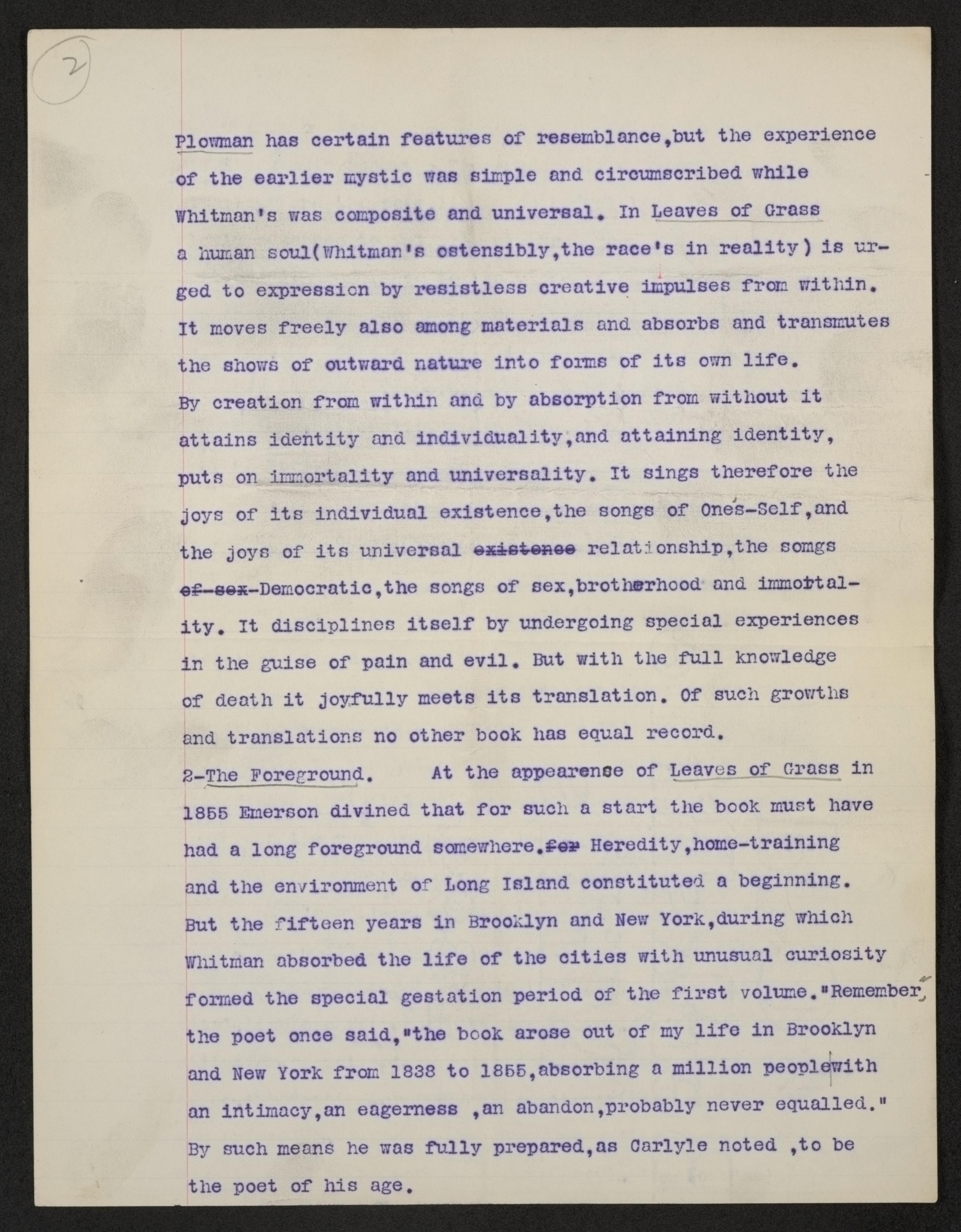 Scanned image of the current content page