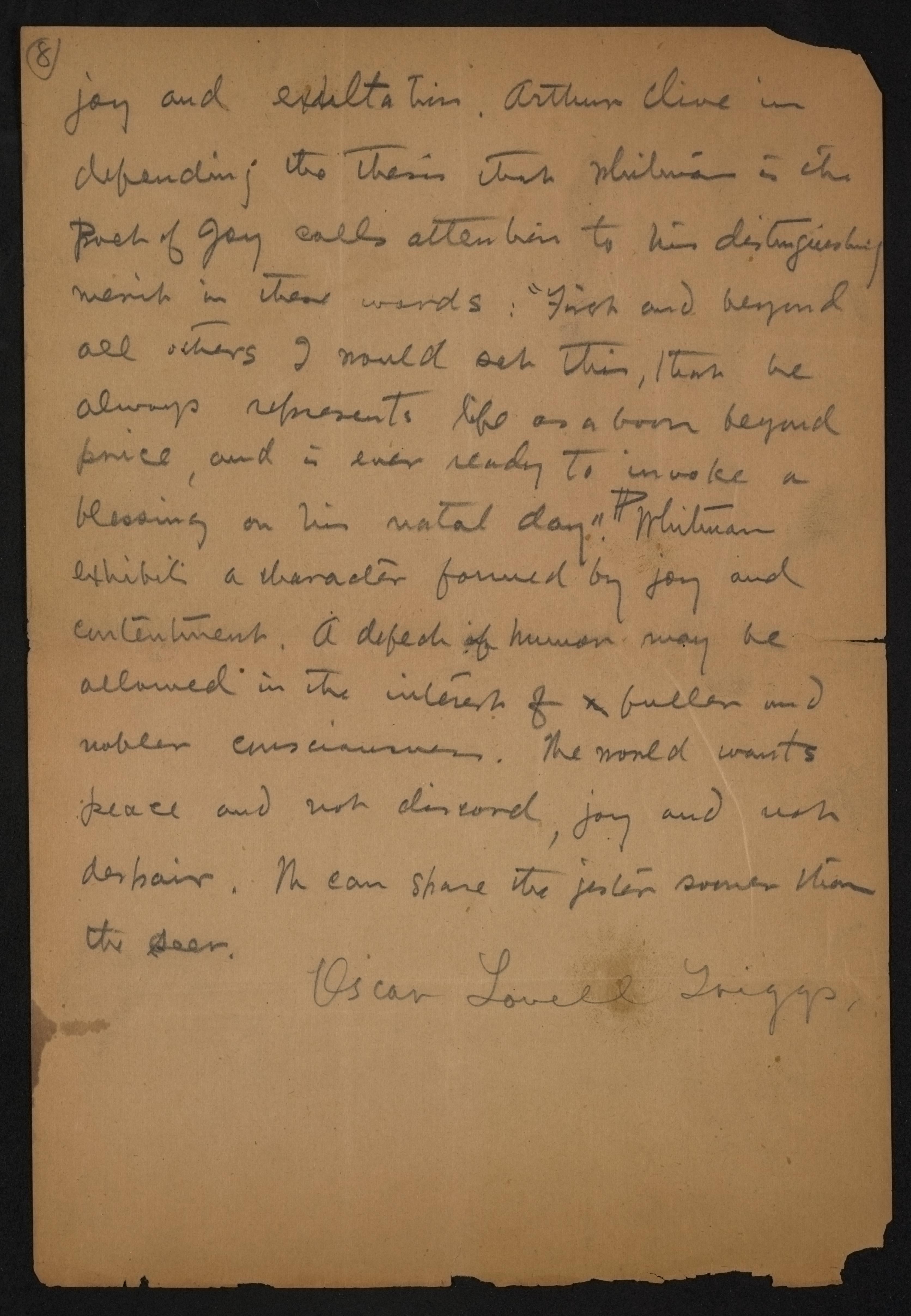 Scanned image of the current content page