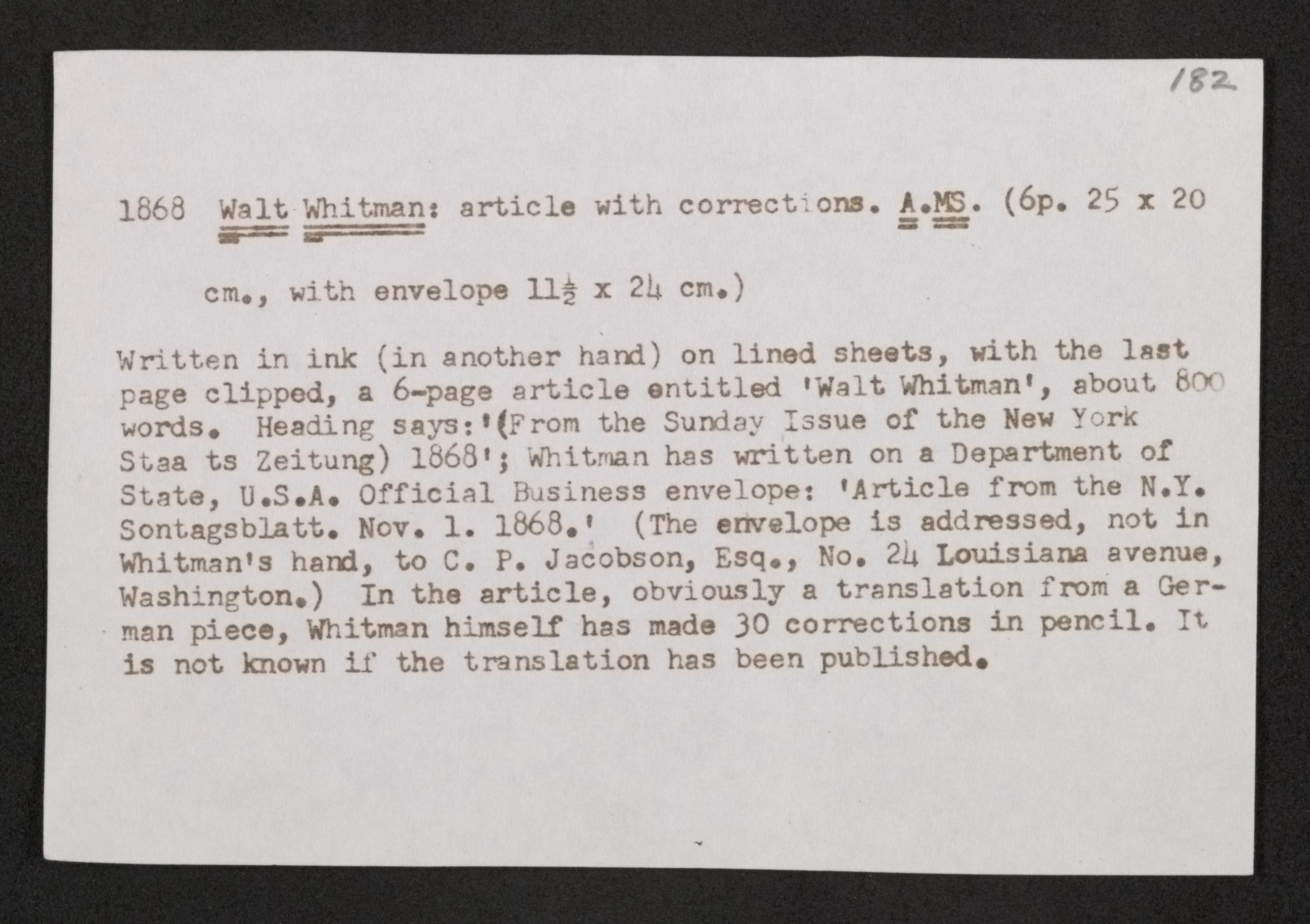 Scanned image of the current content page