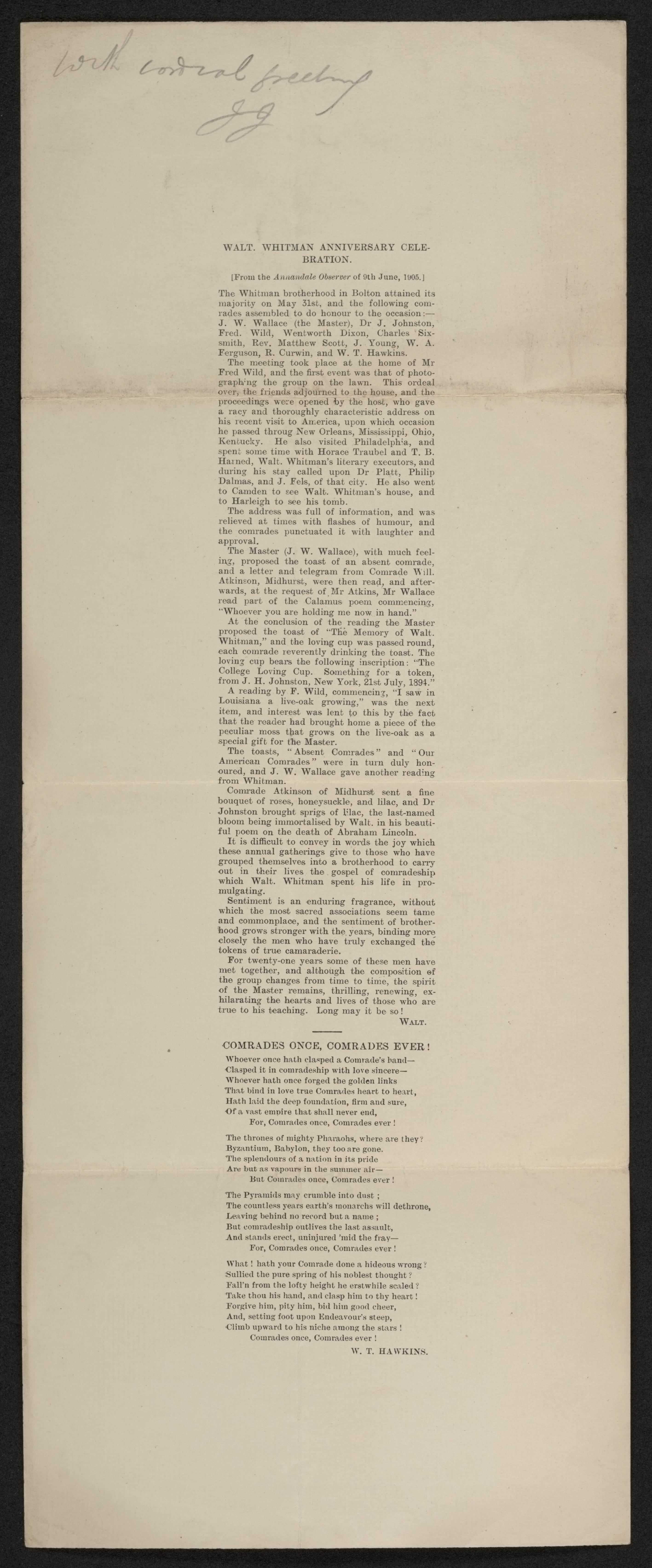 Scanned image of the current content page