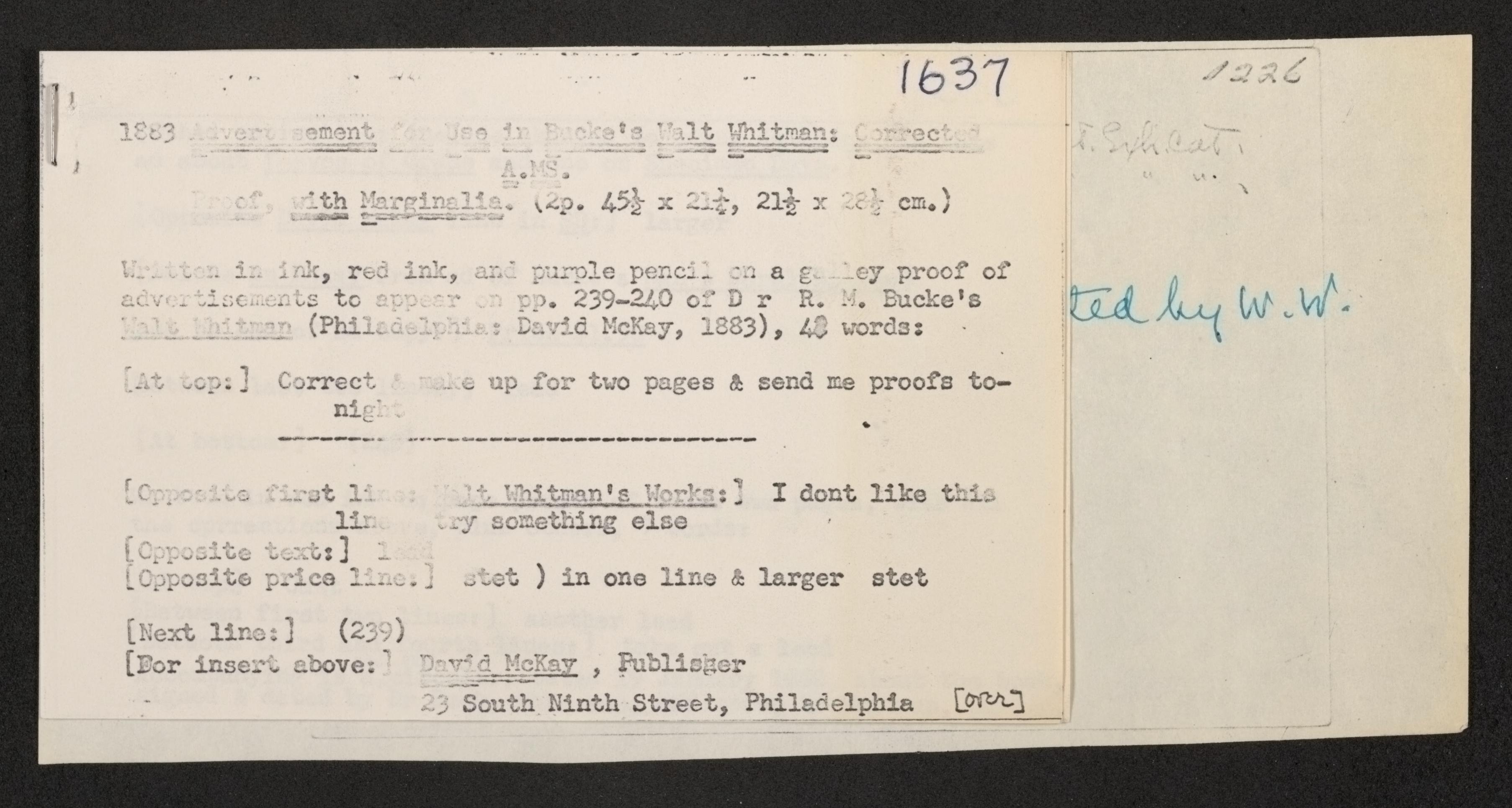 Scanned image of the current content page