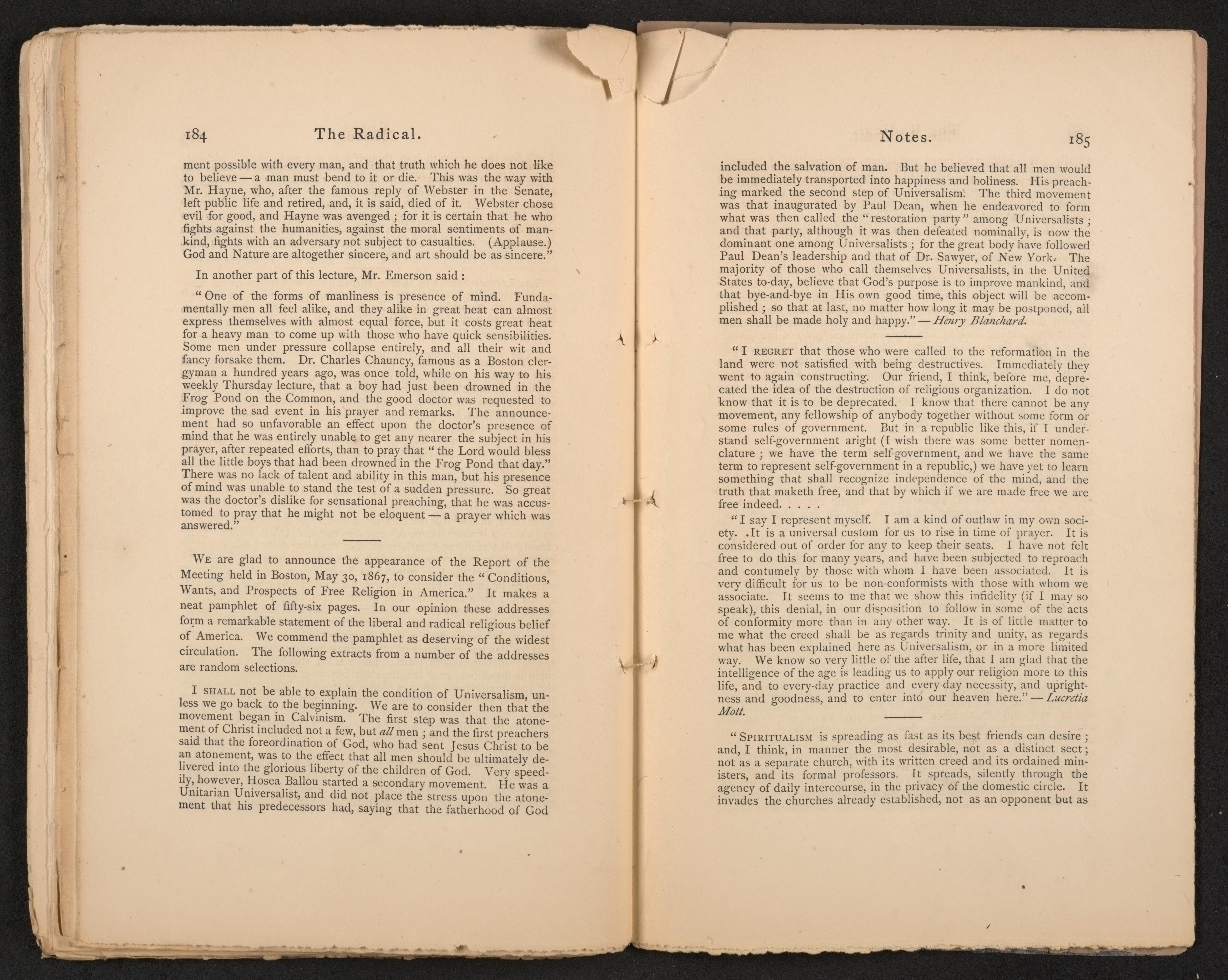 Scanned image of the current content page