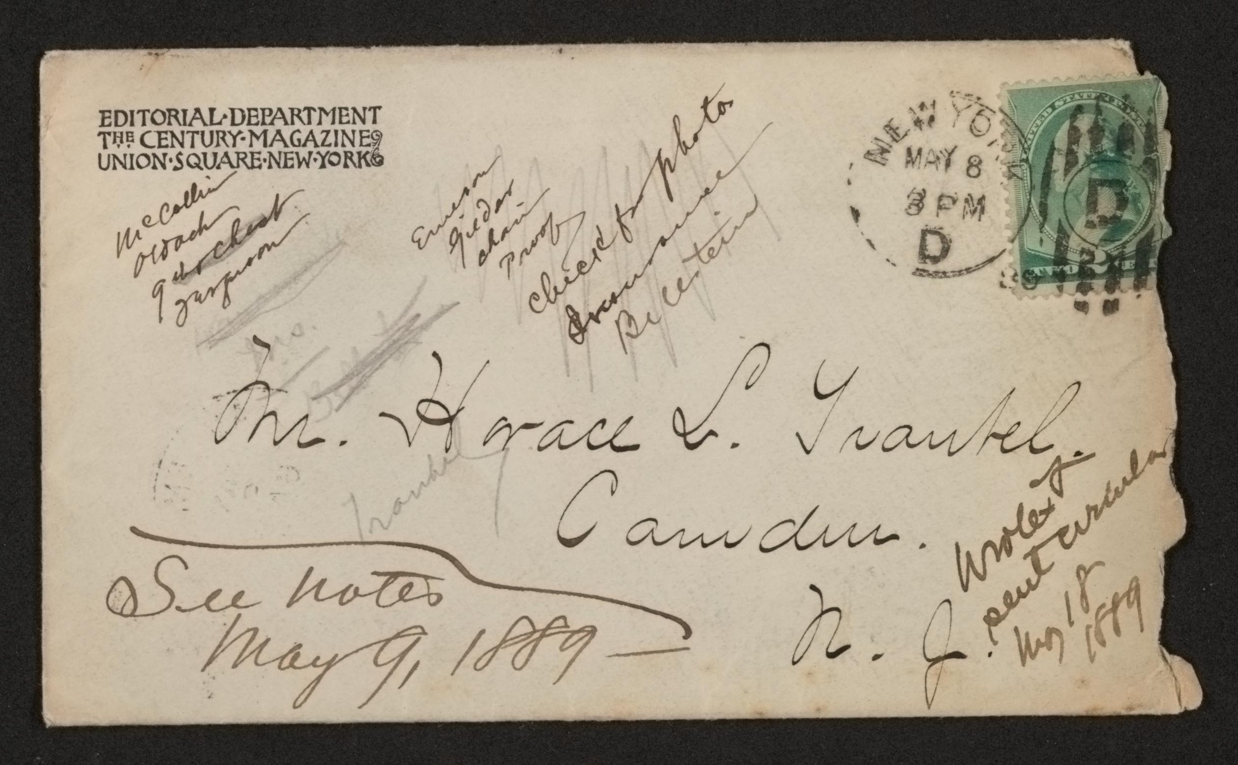 Scanned image of the current content page